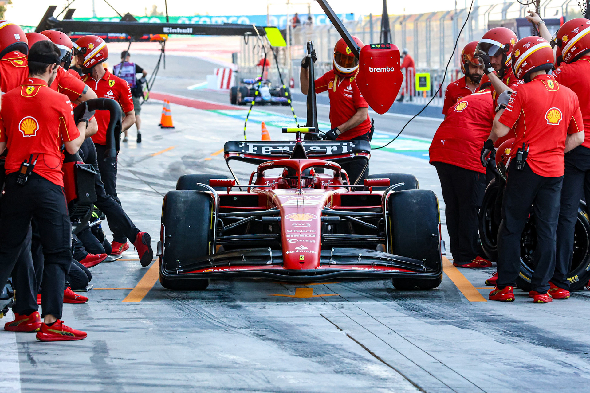 Carlos Sainz #55, Scuderia Ferrari; Formel 1 Pre-Season Tests Bahrain. Mittwoch, 21.02.2024