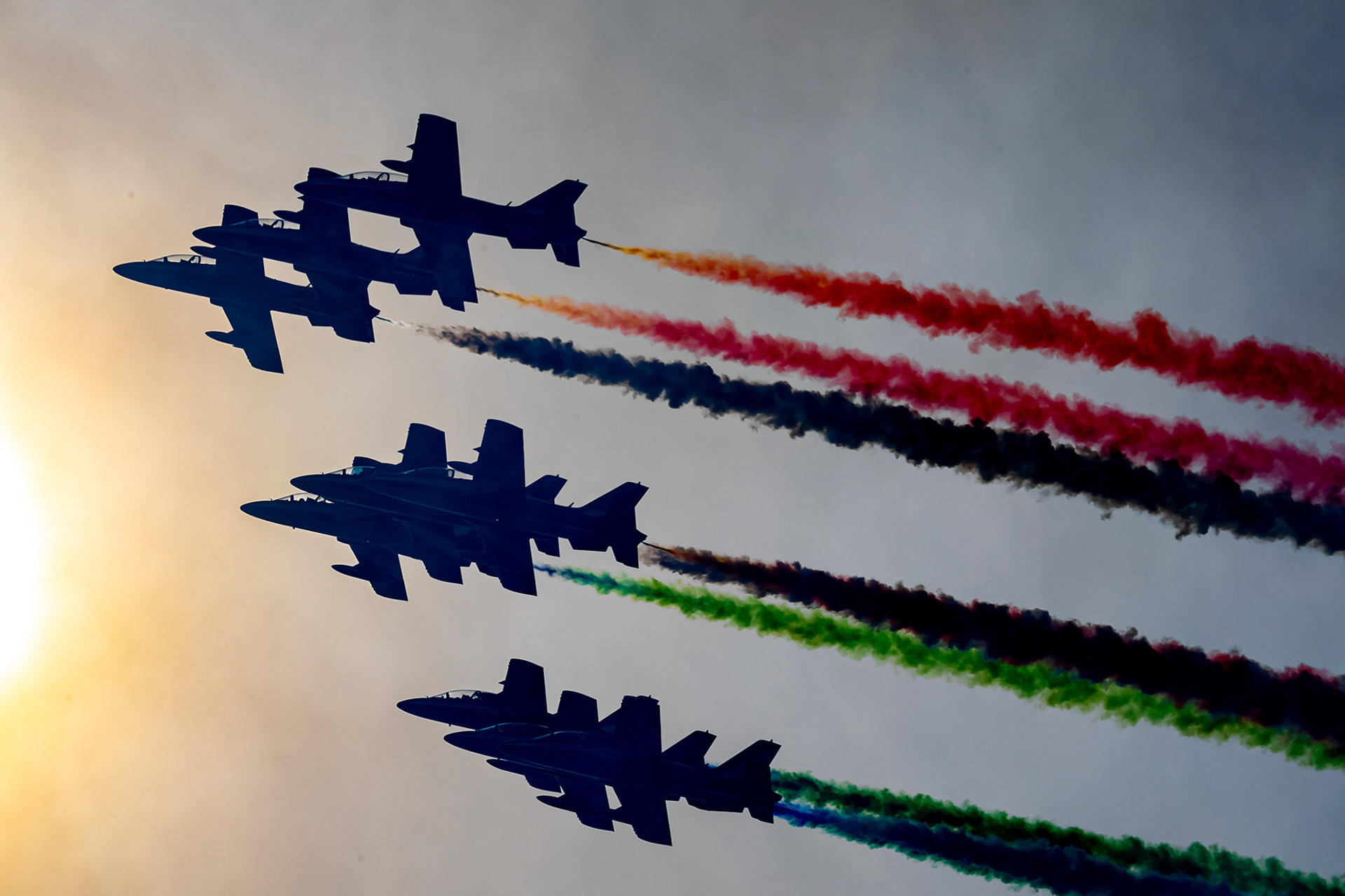 Flugshow; Formel 1 GP Italien / Monza. Sonntag, 03.09.2023