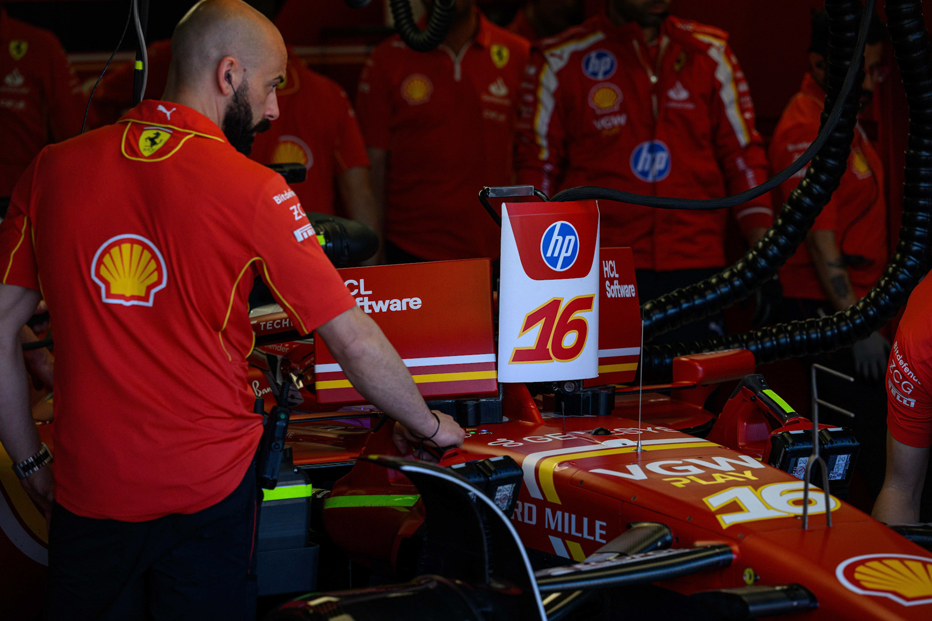 Charles Leclerc #16, Scuderia Ferrari; F1 GP Imola / Italien Freitag, 17.05.2024