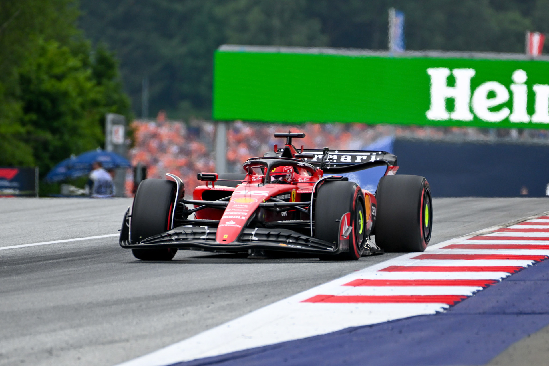 Charles Leclerc (MCO) Scuderia Ferrari;Formel 1 GP Austria / Österreich. Freitag, 30.06.2023