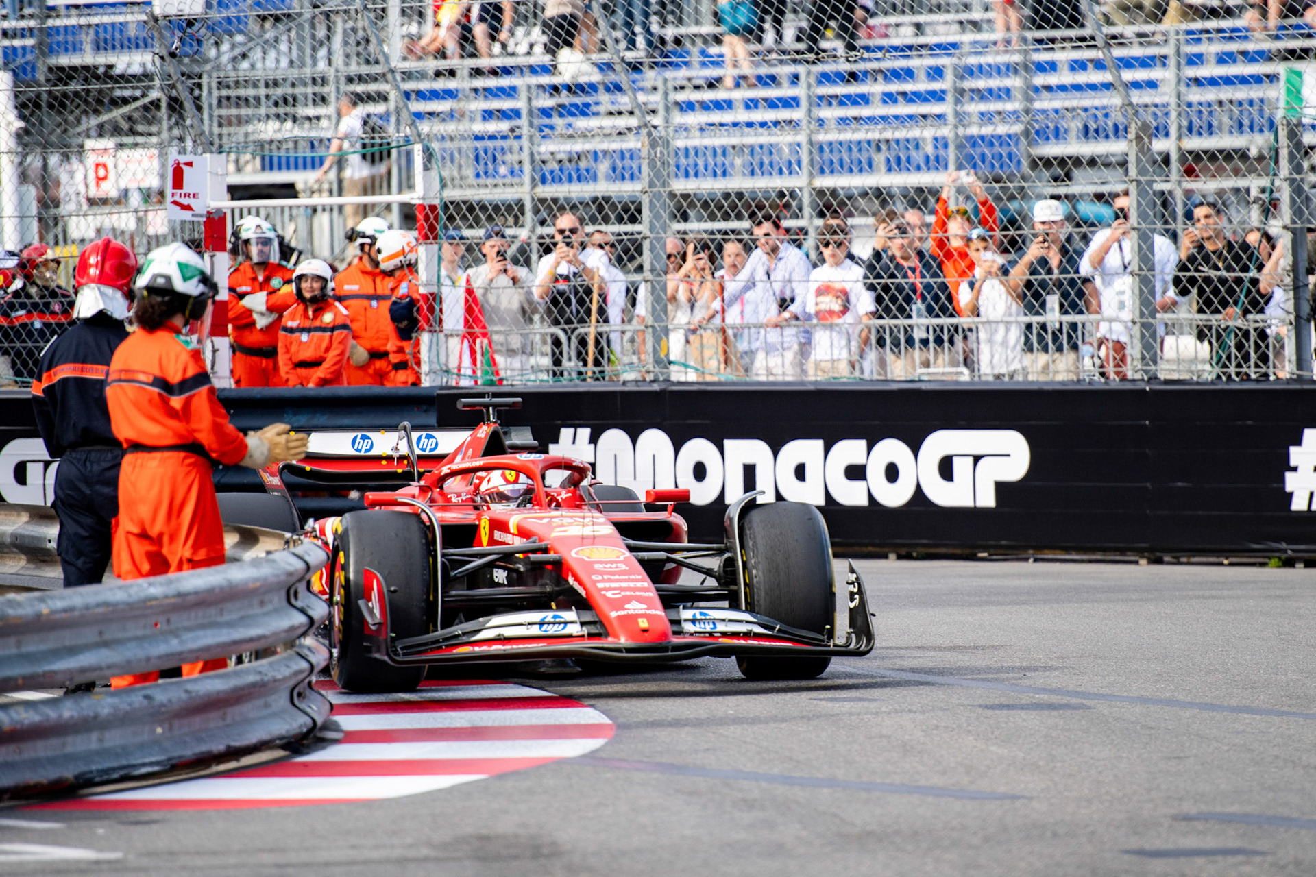 Charles Leclerc #16, Scuderia Ferrari; Formel1 GP Monaco Freitag, 24.05.2024