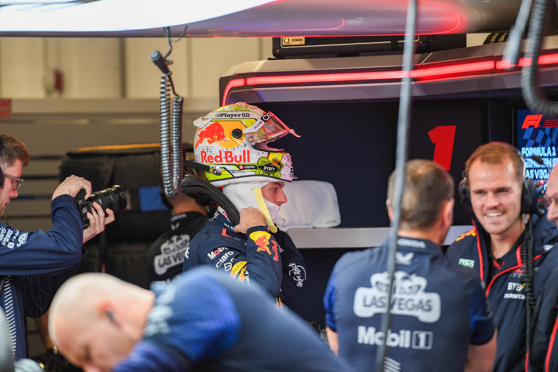 Max Verstappen (NED) Red Bull Racing;Formel 1 GP USA Las Vegas. Samstag 18.11.2023