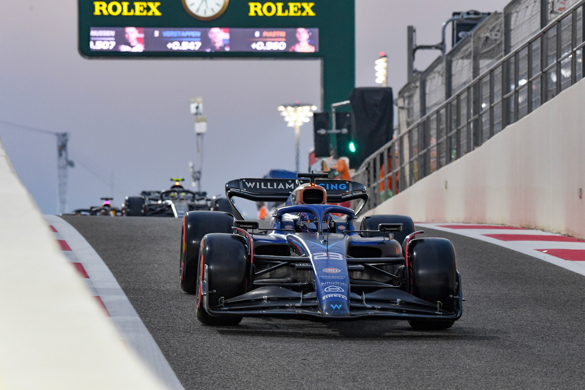 Alexander Albon (THA) Williams Racing;Formel 1 GP Abu Dhabi. Freitag 24.11.2023