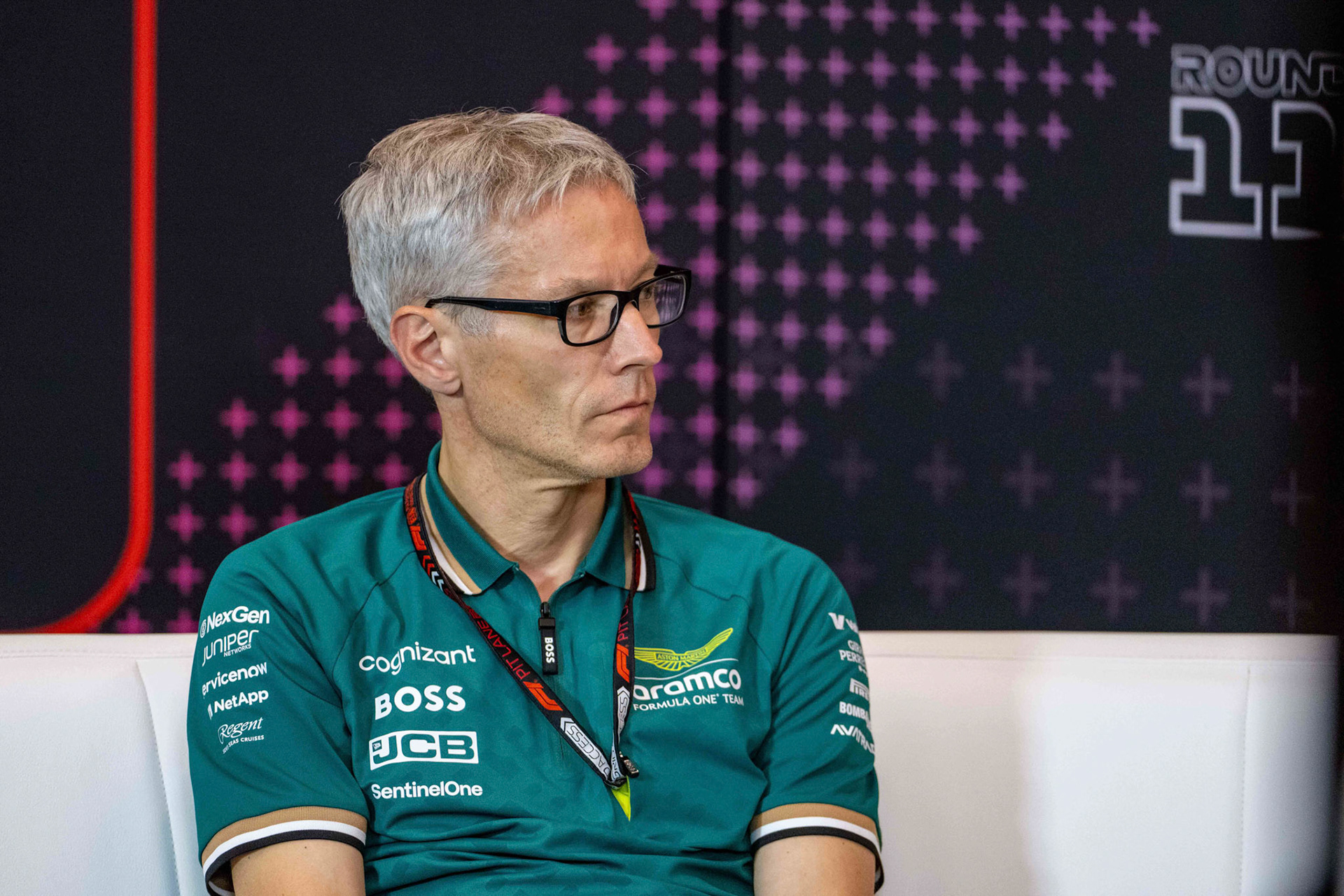 Mike Krack, Teamchef Aston Martin Aramco F1 Team in der Pressekonferenz;Formel 1 GP Austria / Österreich. Freitag, 28.06.2024