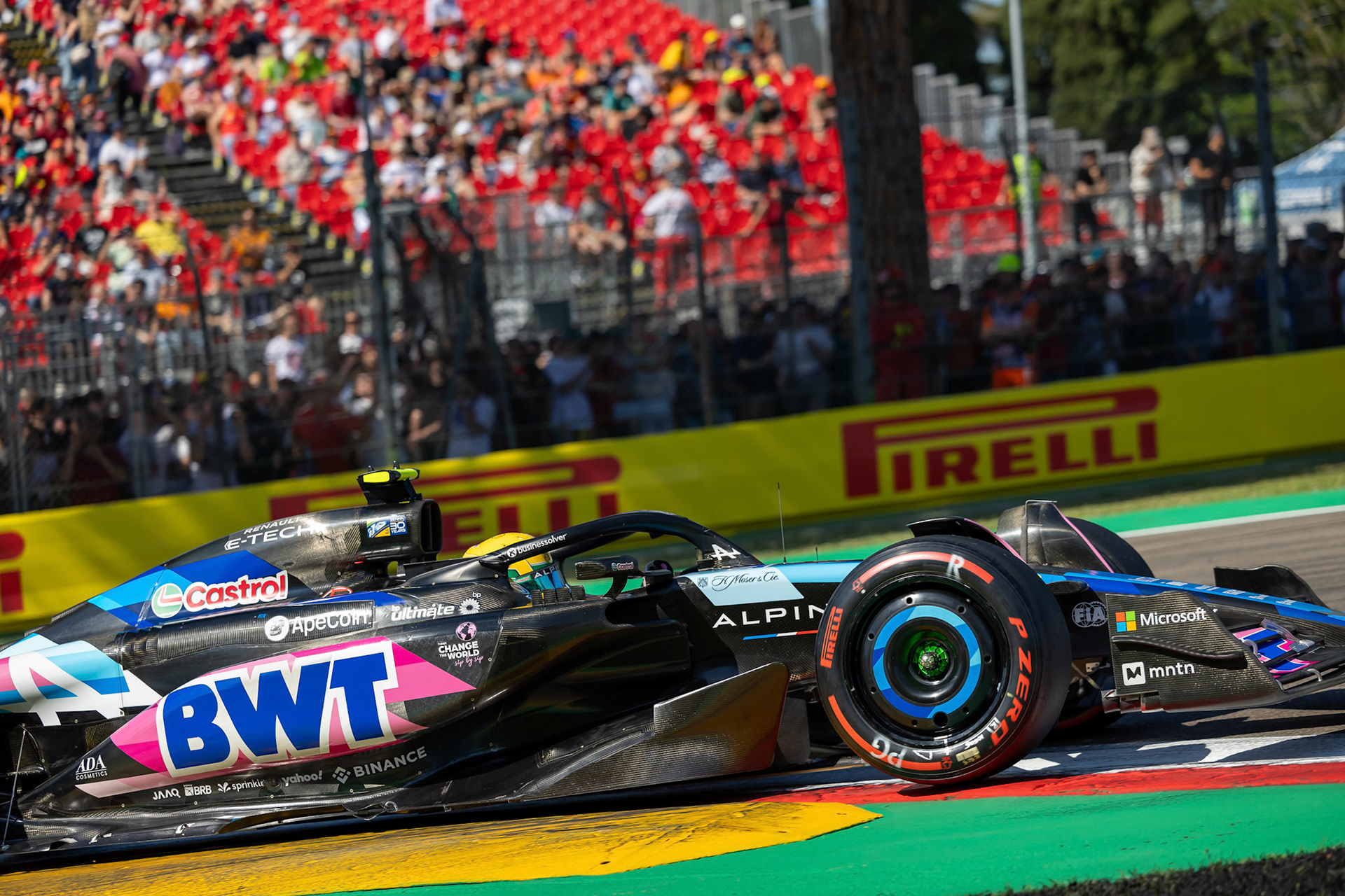 Pierre Gasly #10, BWT Alpine F1 Team; F1 GP Imola / Italien Samstag, 18.05.2024