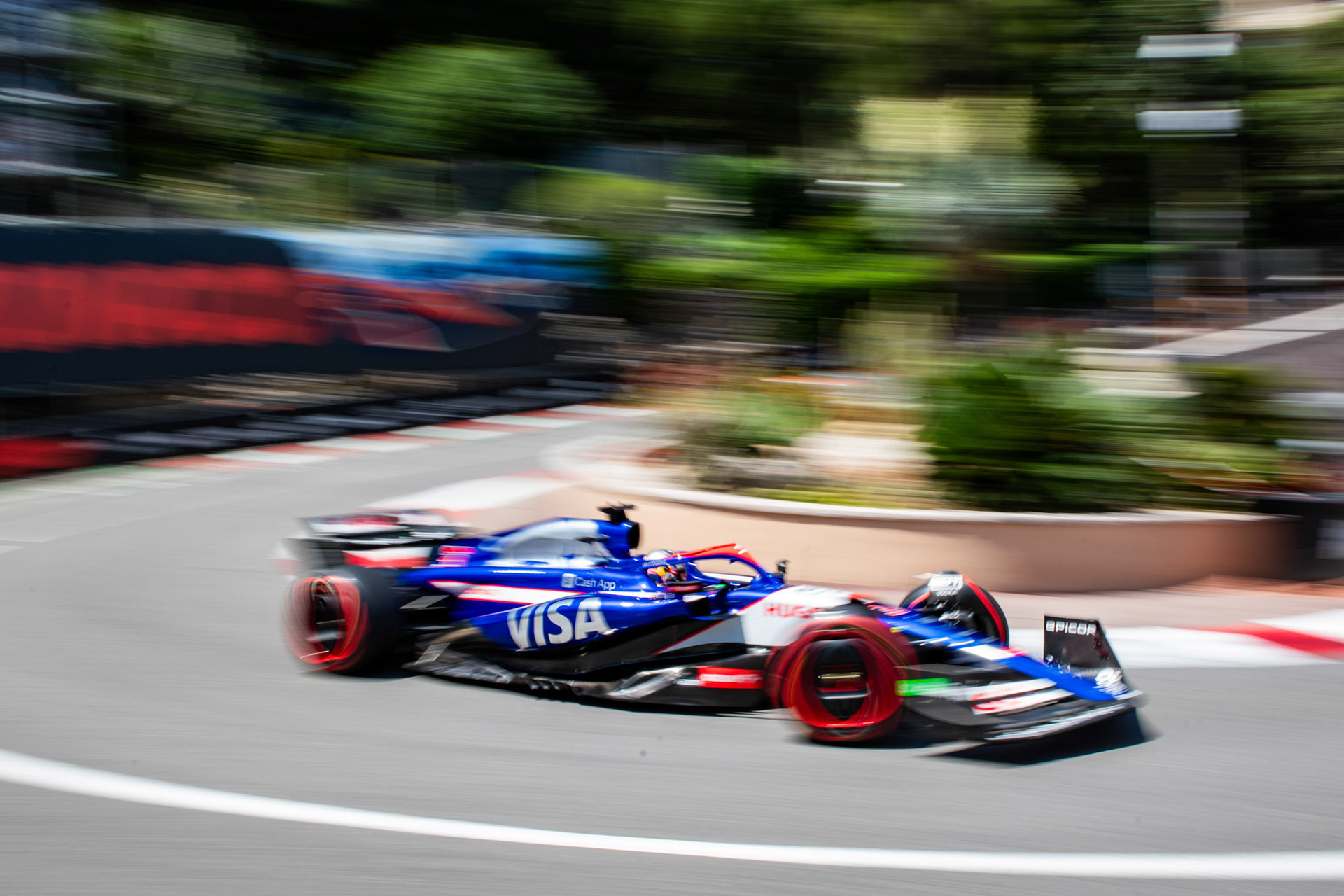 Daniel Ricciardo, #3, Visa Cash App RB Formula One Team; Formel1 GP Monaco Samstag, 25.05.2024