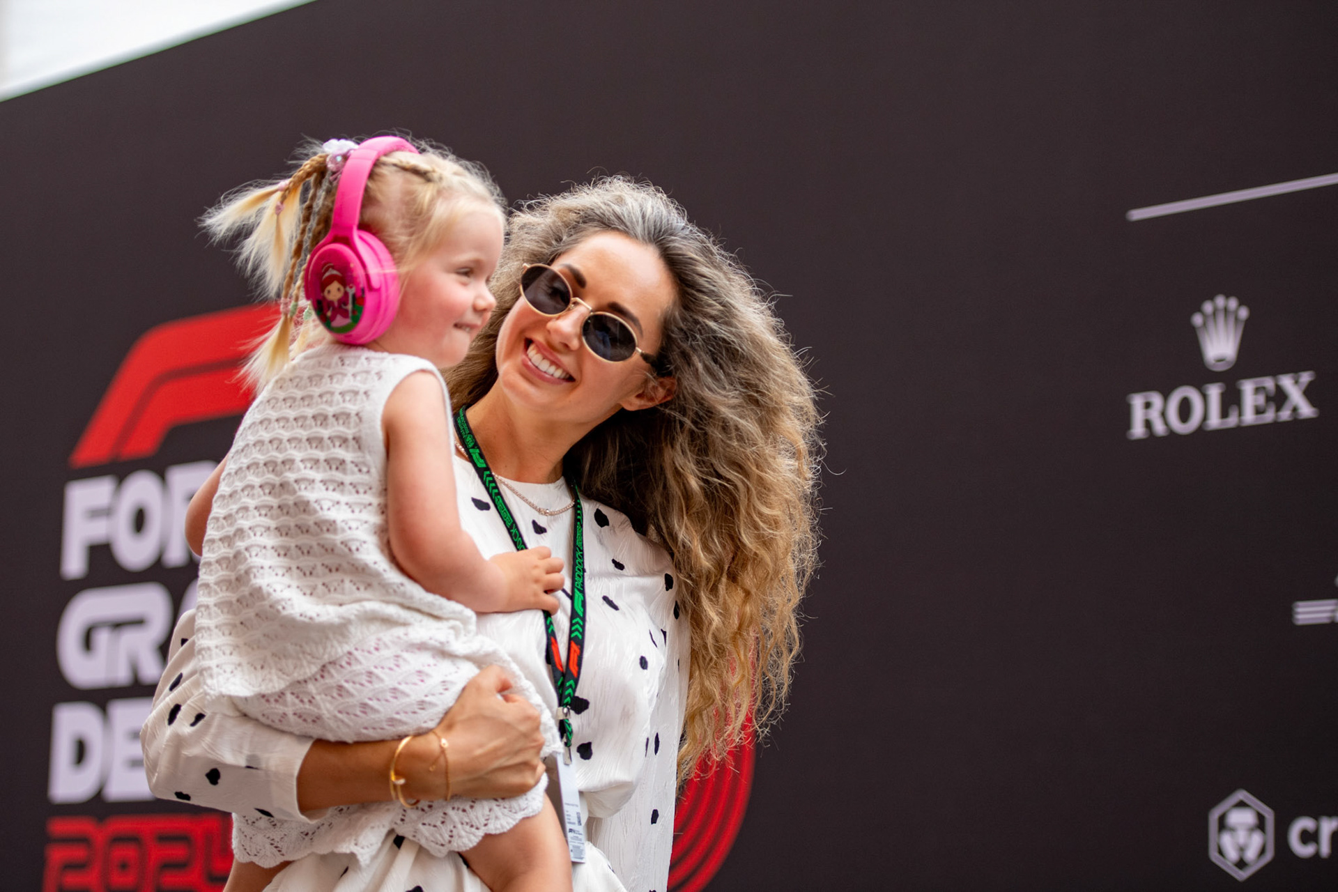 Egle Ruskyte Hülkenberg und Noemi Sky; Formel1 GP Monaco Donnerstag, 23.05.2024