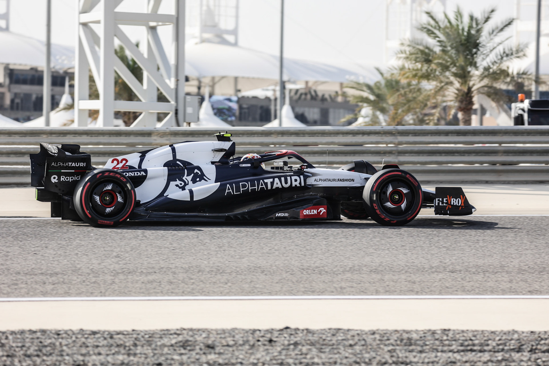 Yuki Tsunoda (JPN) Scuderia Alpha Tauri; Formel 1 GP Bahrain. Samstag 04.03.2023