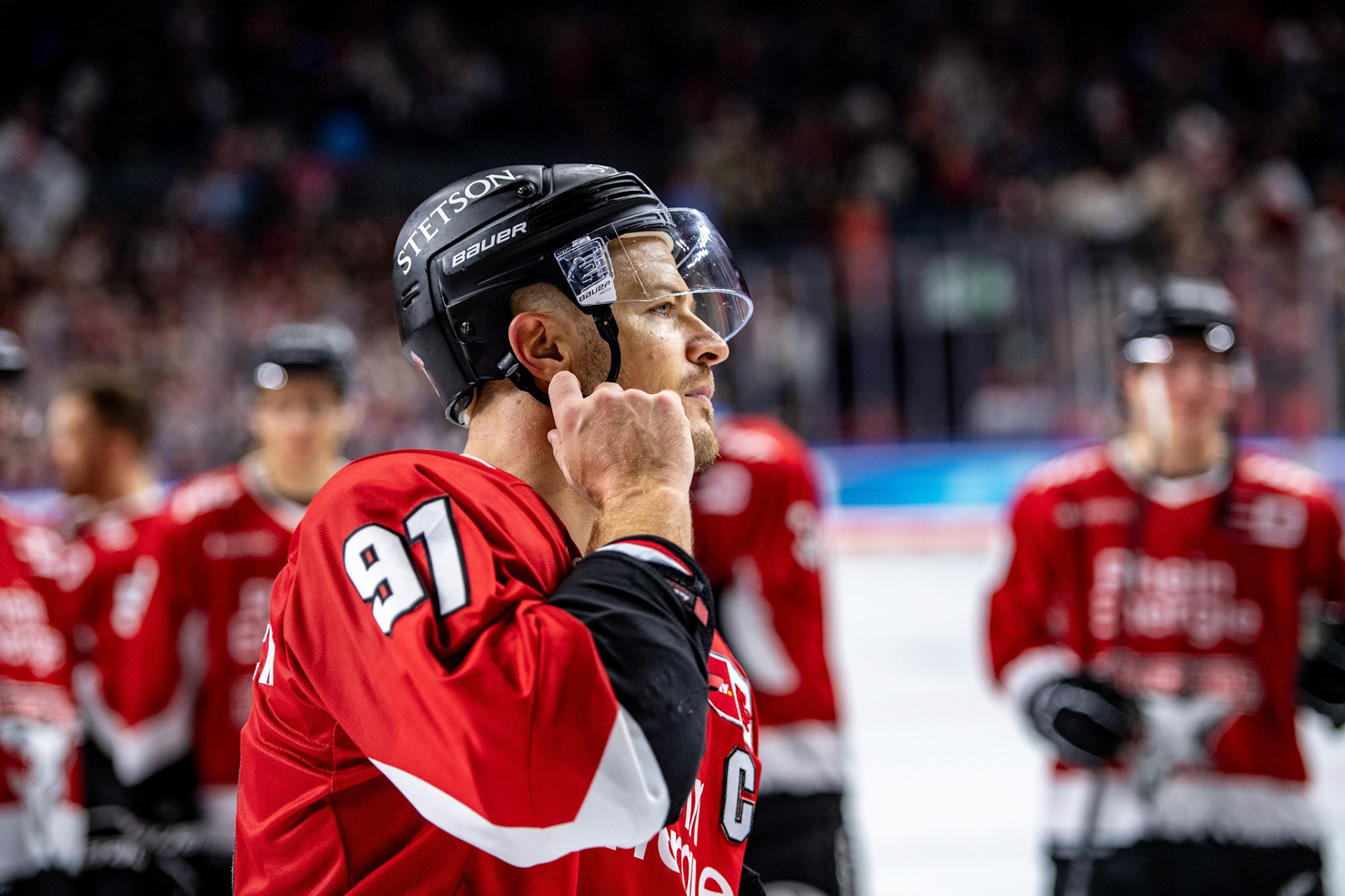 Moritz Mueller; DEL Kölner Haie - Augsburger Panther, 03.10.2023