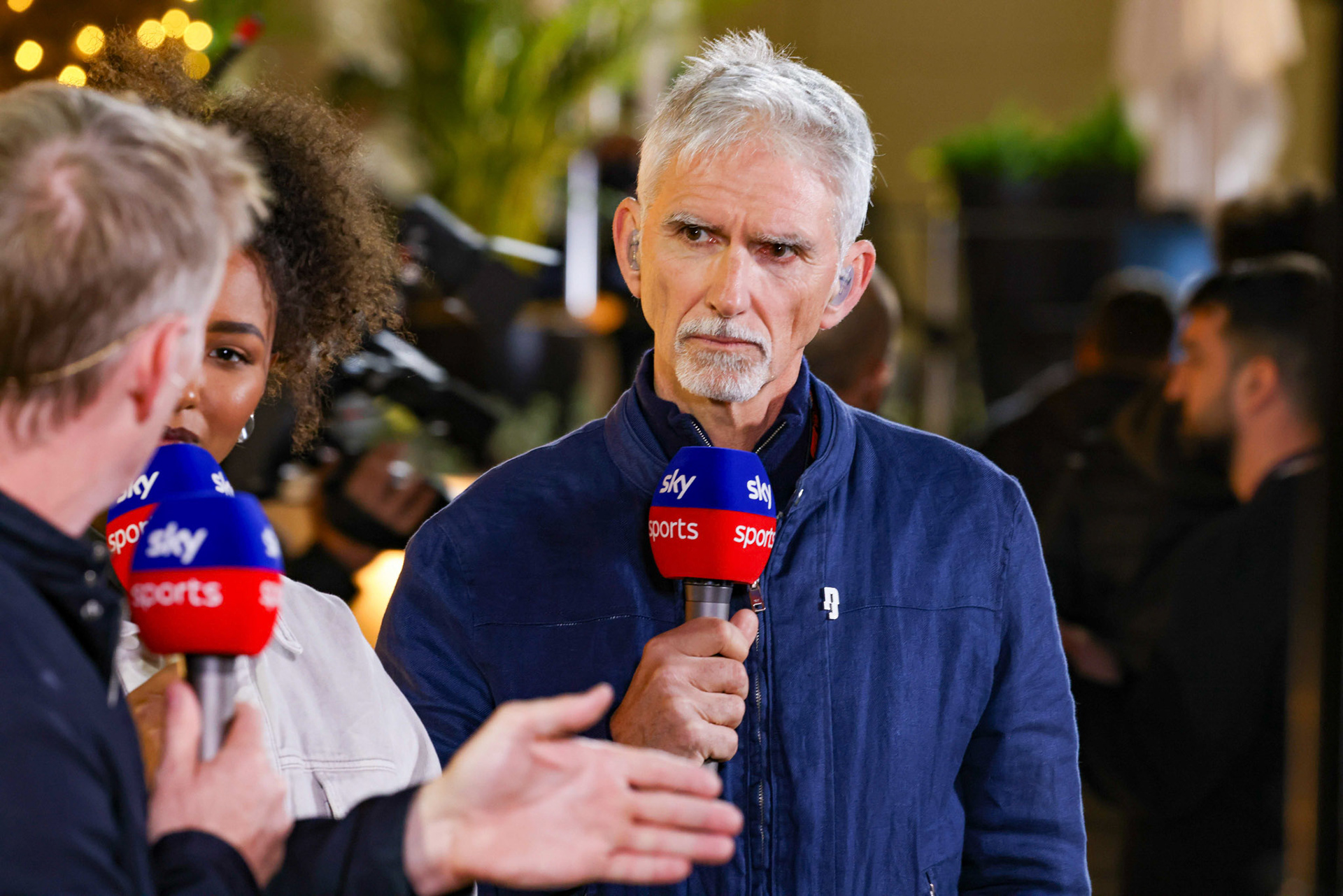 Damon Hill, Ex F1 Champion; Formel 1 GP Bahrain. Freitag 01.03.2024
