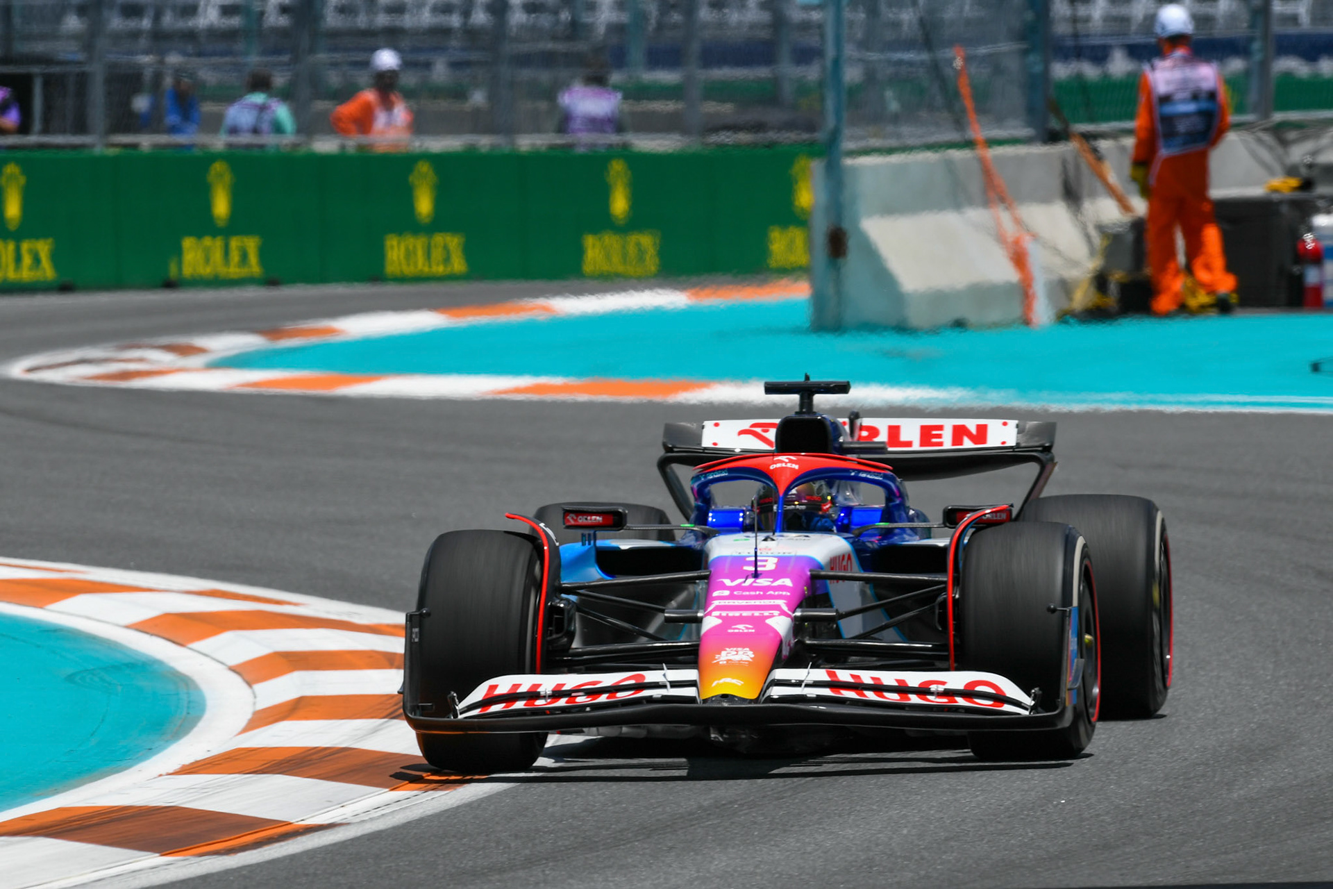 Daniel Ricciardo, #3, Visa Cash App RB Formula One Team; Formel 1 GP Miami / USA. 04.05.2024