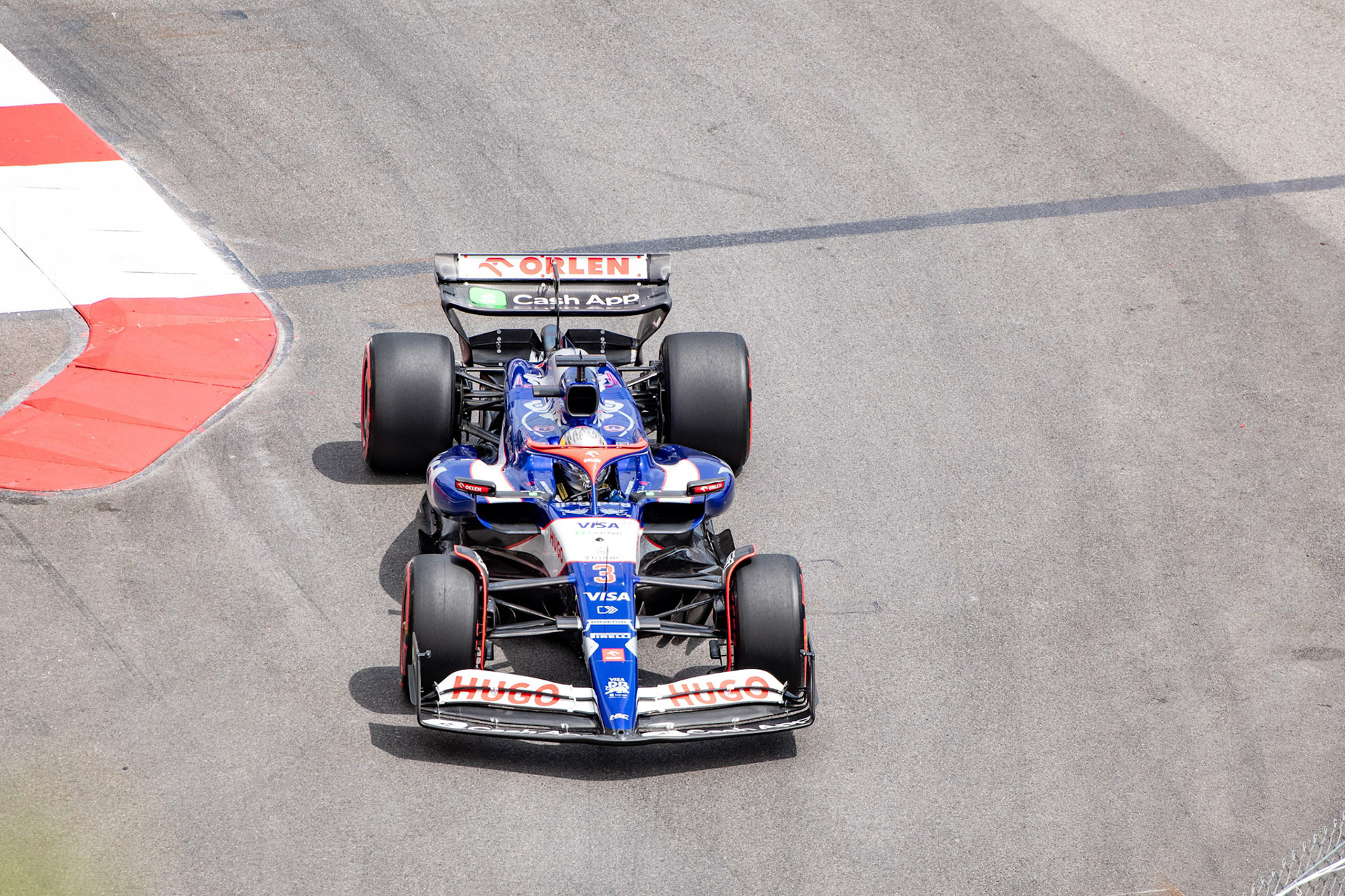 Daniel Ricciardo, #3, Visa Cash App RB Formula One Team; Formel1 GP Monaco Freitag, 24.05.2024