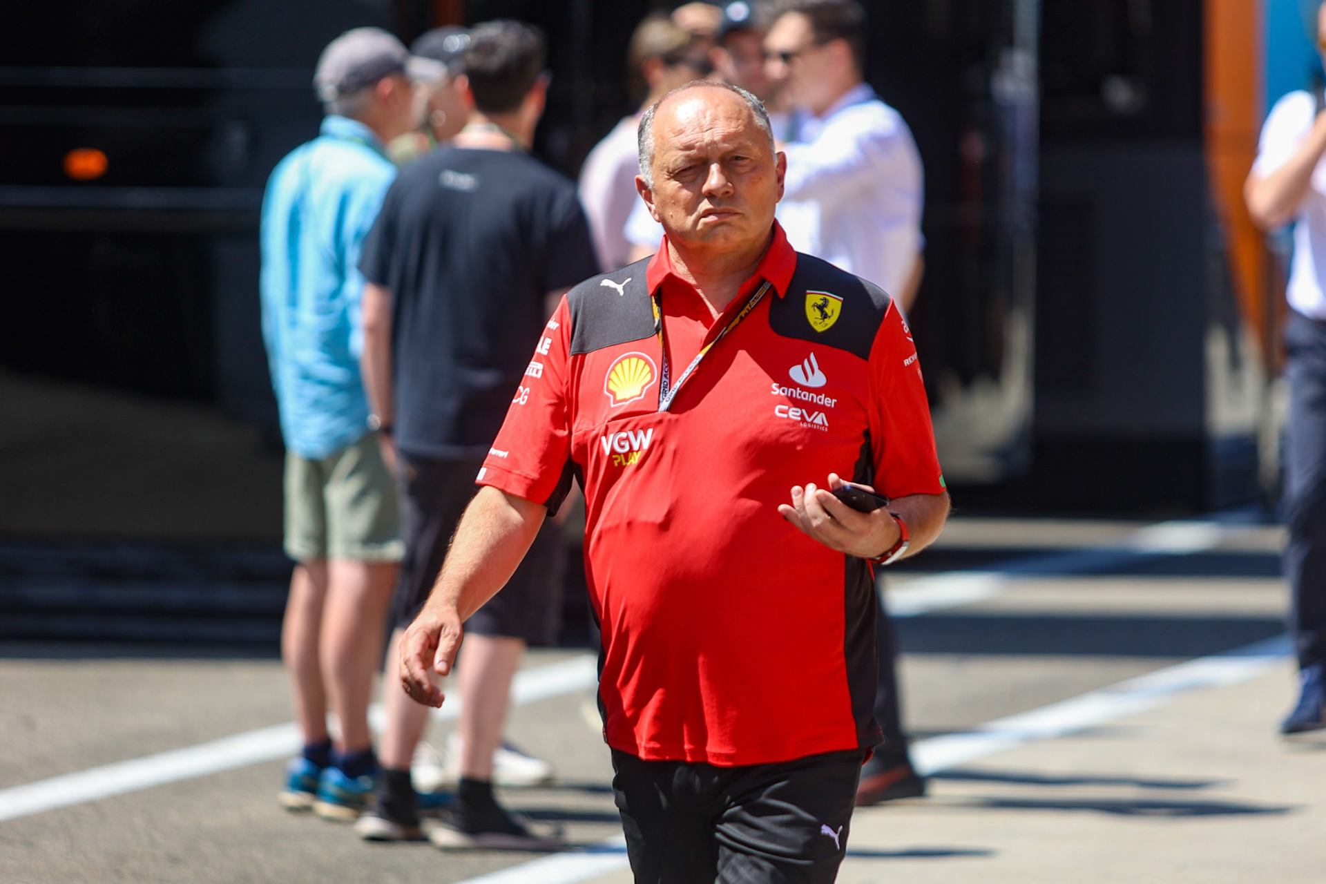 Frederic Vasseur Scuderia Ferrari; Formel 1 GP Budapest / Ungarn. Donnerstag, 20.07.2023