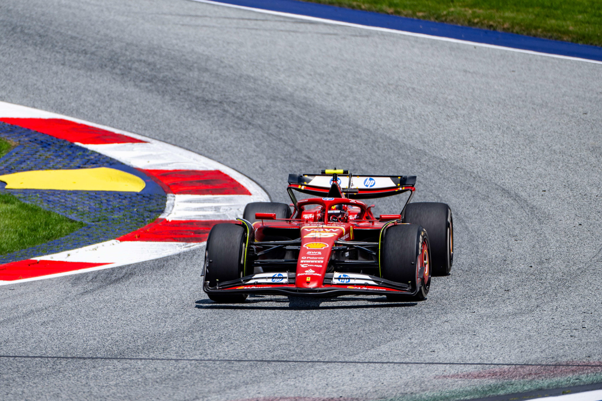 Carlos Sainz #55, Scuderia Ferrari;Formel 1 GP Austria / Österreich. Freitag, 28.06.2024