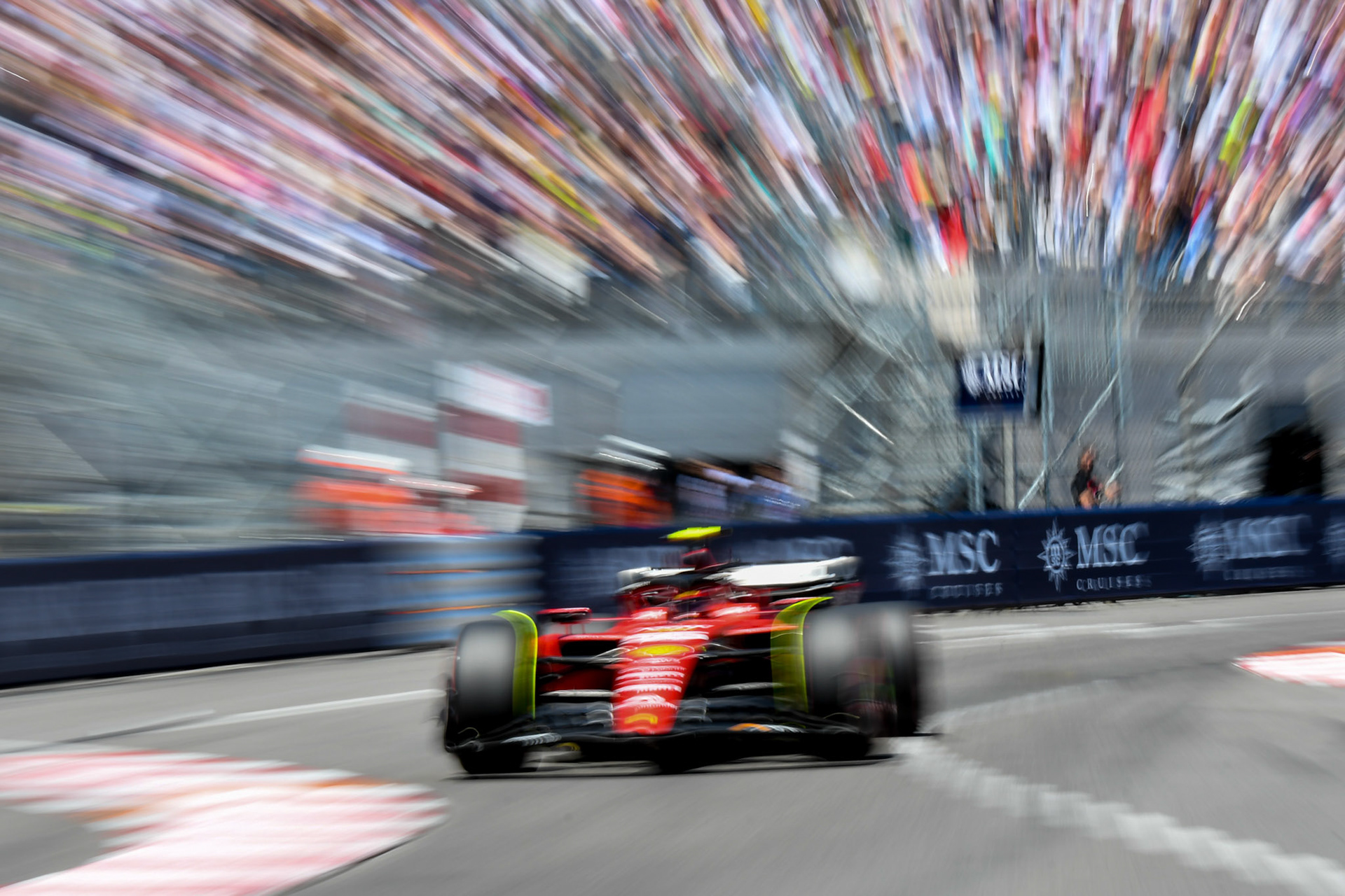 Carlos Sainz (ESP) Scuderia Ferrari; Formel 1 GP Monaco. Samstag 27.05.2023