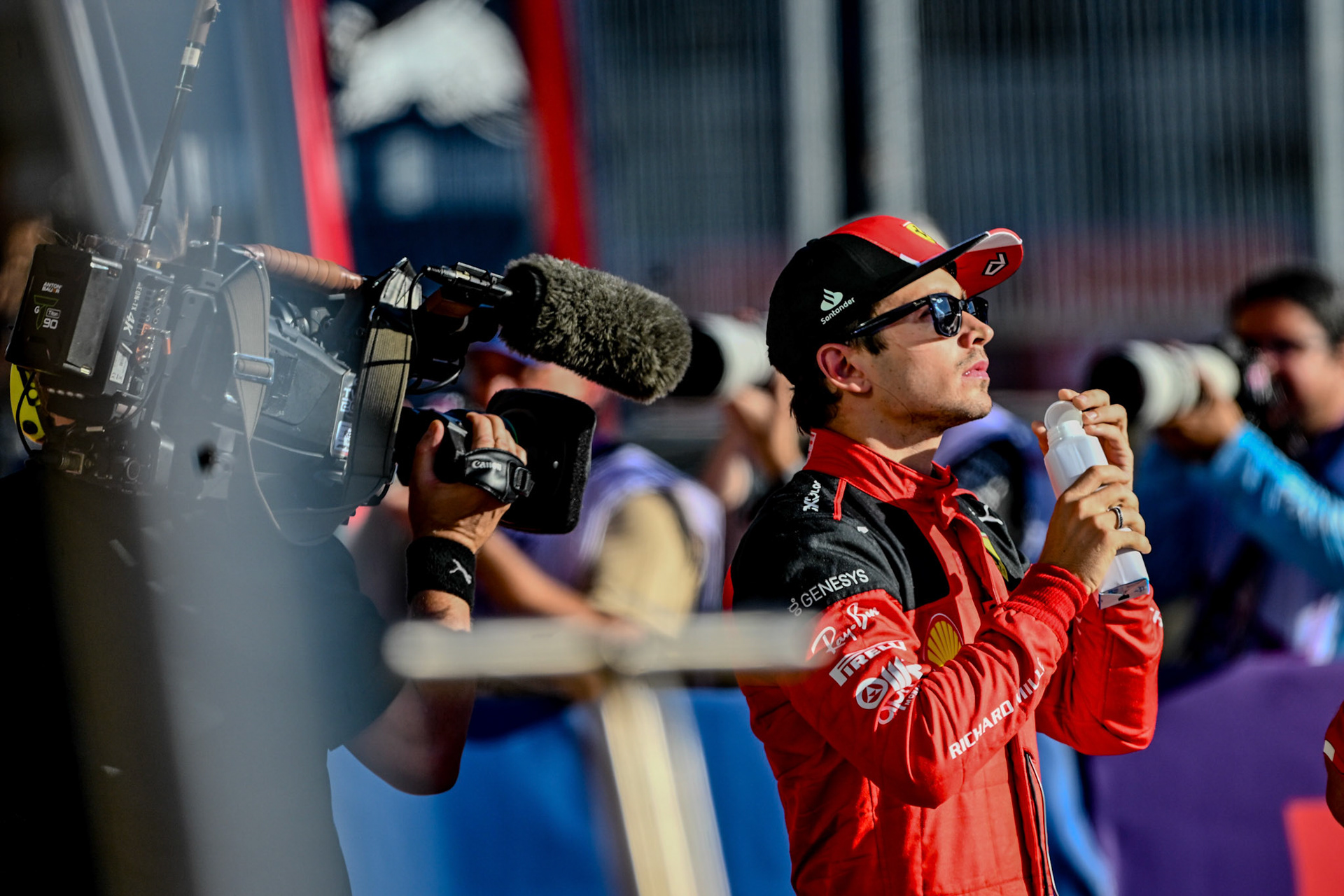 Charles Leclerc (MCO) Scuderia Ferrari;Formel 1 GP USA Austin Texas. Samstag 21.10.2023