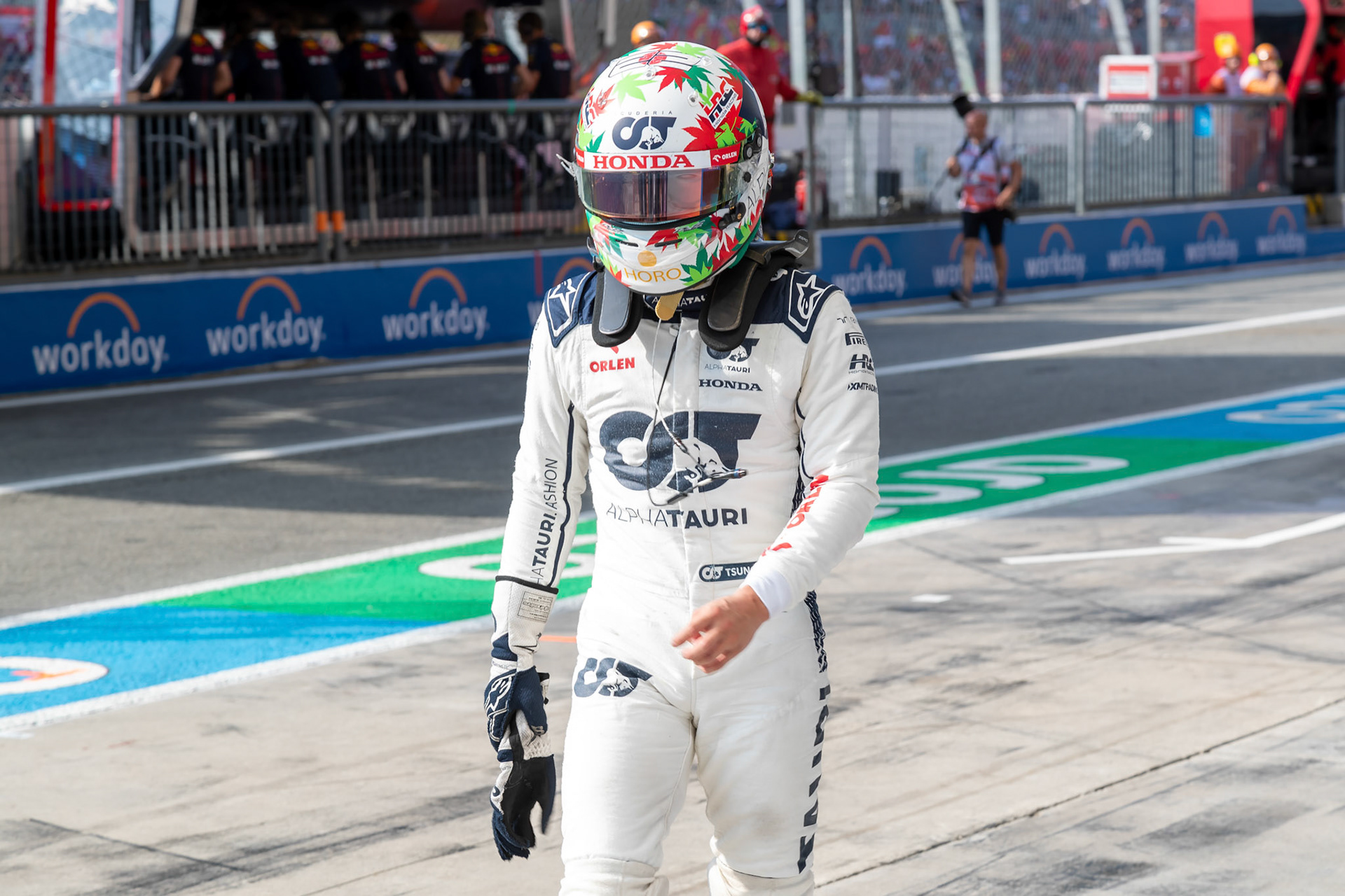 Yuki Tsunoda (JPN) Scuderia Alpha Tauri;Formel 1 GP Italien / Monza. Samstag, 02.09.2023