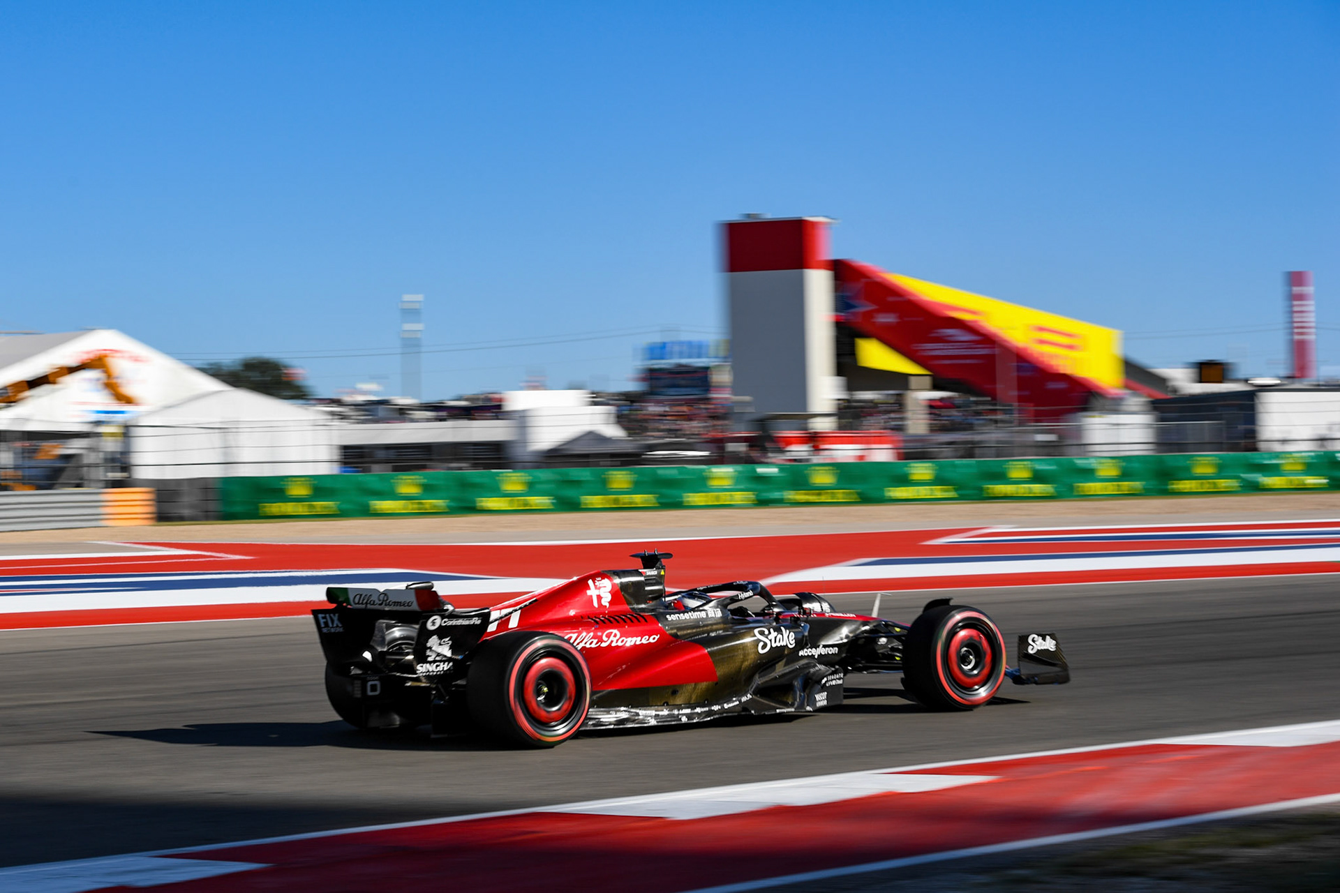 Valtteri Bottas (FIN) Alfa Romeo F1 Team;Formel 1 GP USA Austin Texas. Samstag 21.10.2023
