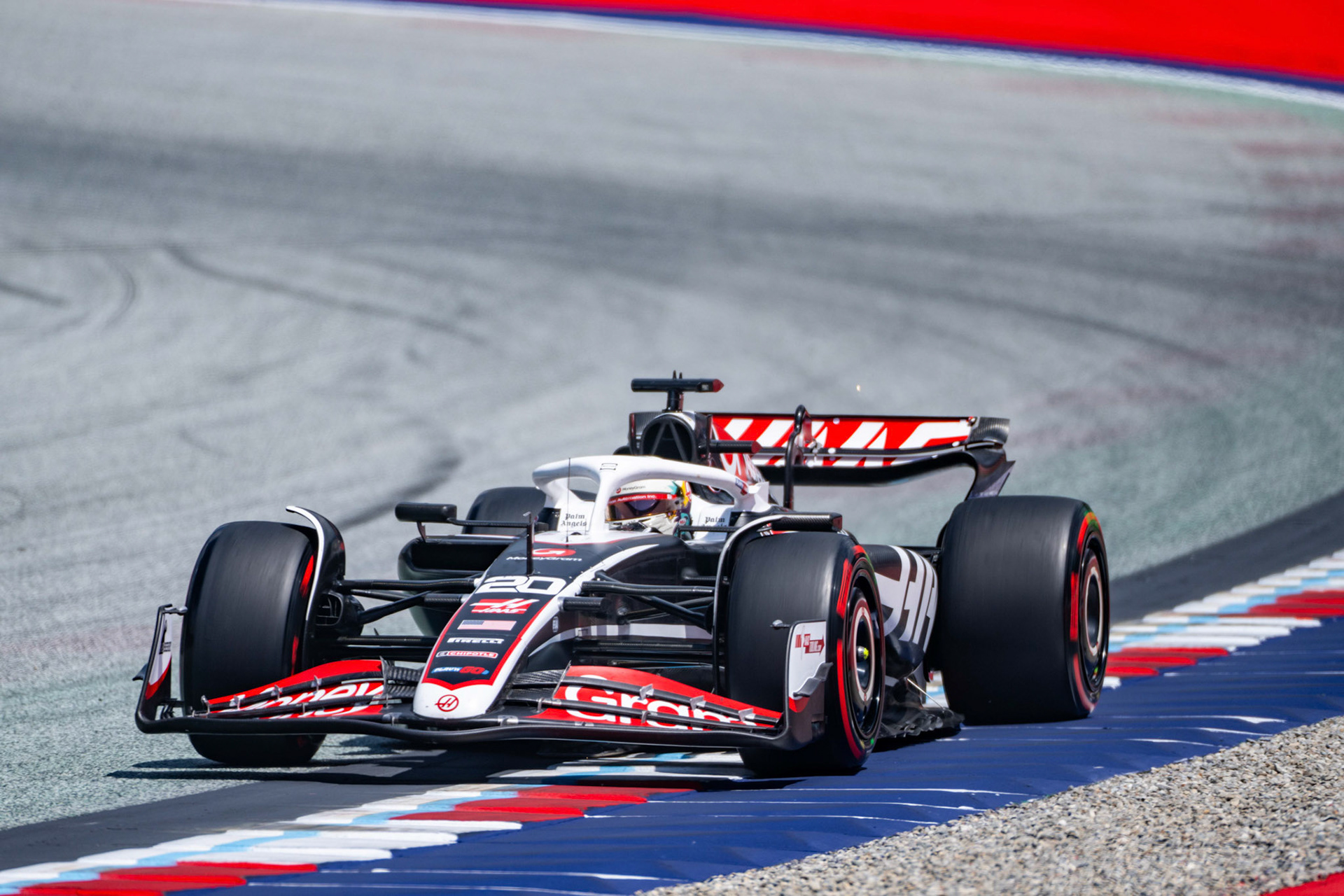 Kevin Magnussen #20, MoneyGram Haas F1 Team;Formel 1 GP Austria / Österreich. Freitag, 28.06.2024