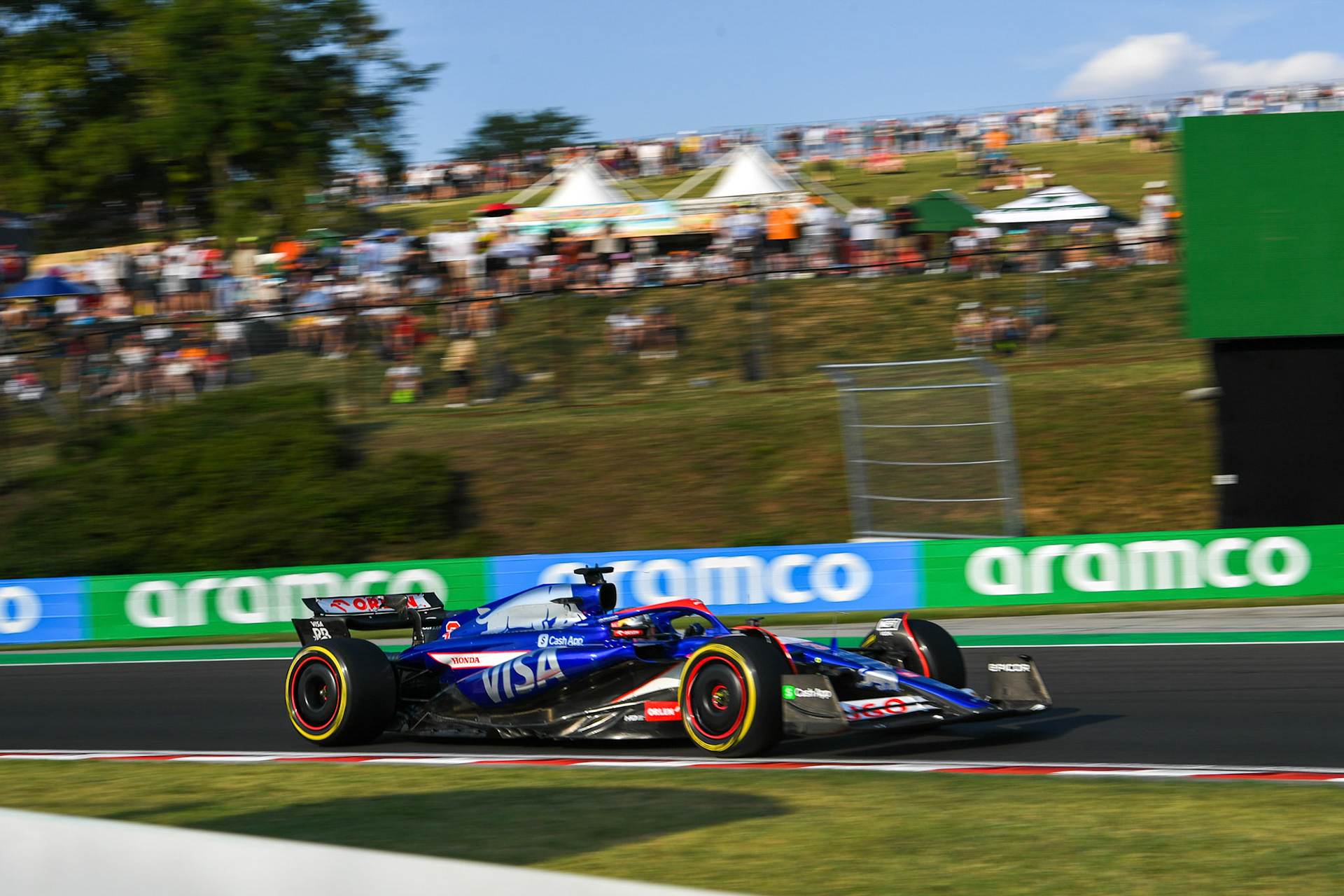 Daniel Ricciardo, #3, Visa Cash App RB Formula One Team;Formel 1 Budapest / Ungarn, 20.07.2024