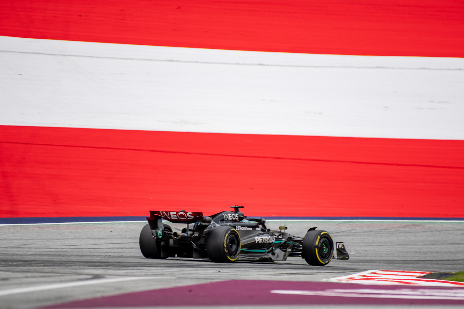 George Russell (GBR) Mercedes AMG F1 Team; Formel 1 GP Austria / Österreich. Sonntag, 02.07.2023