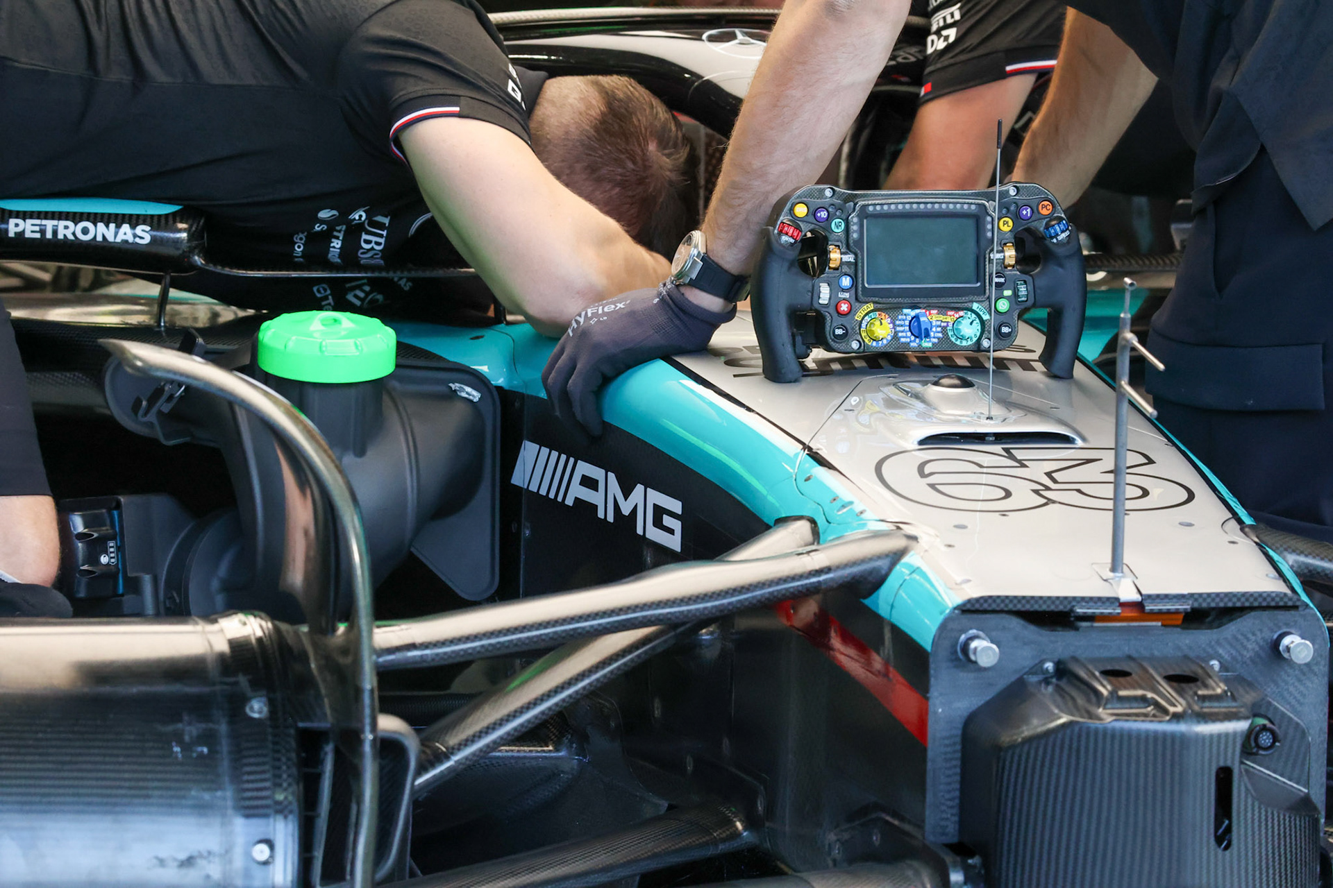 Mercedes-AMG Petronas F1 Team; Formel 1 Pre-Season Tests Bahrain. Mittwoch, 21.02.2024