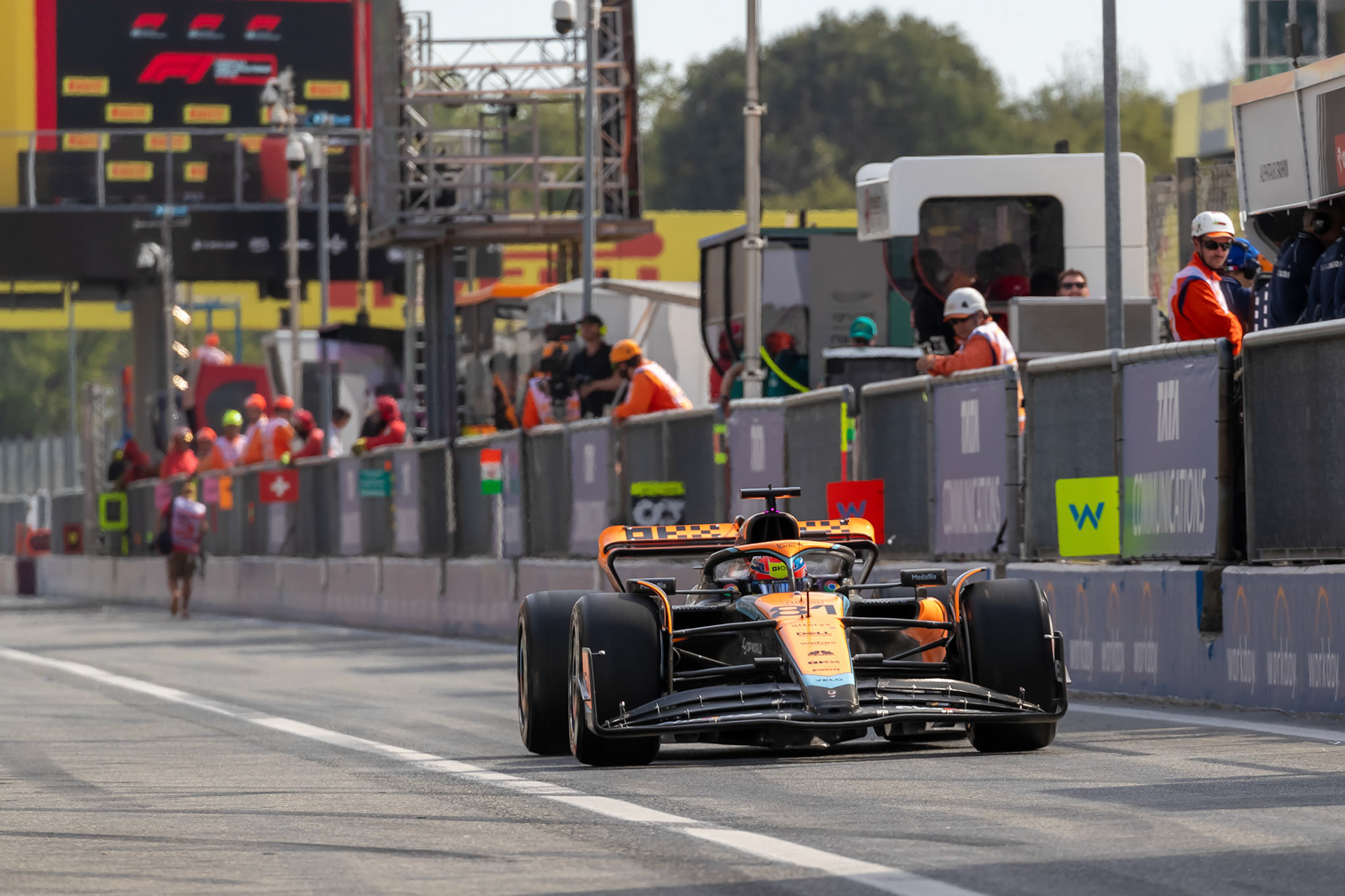 Oscar Piastri (AUS) McLaren F1; Formel 1 GP Italien / Monza. Sonntag, 03.09.2023