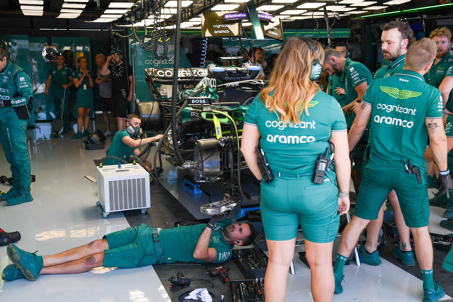 Aston Martin Formula One Team; Formel 1 GP USA Austin Texas. Samstag 21.10.2023