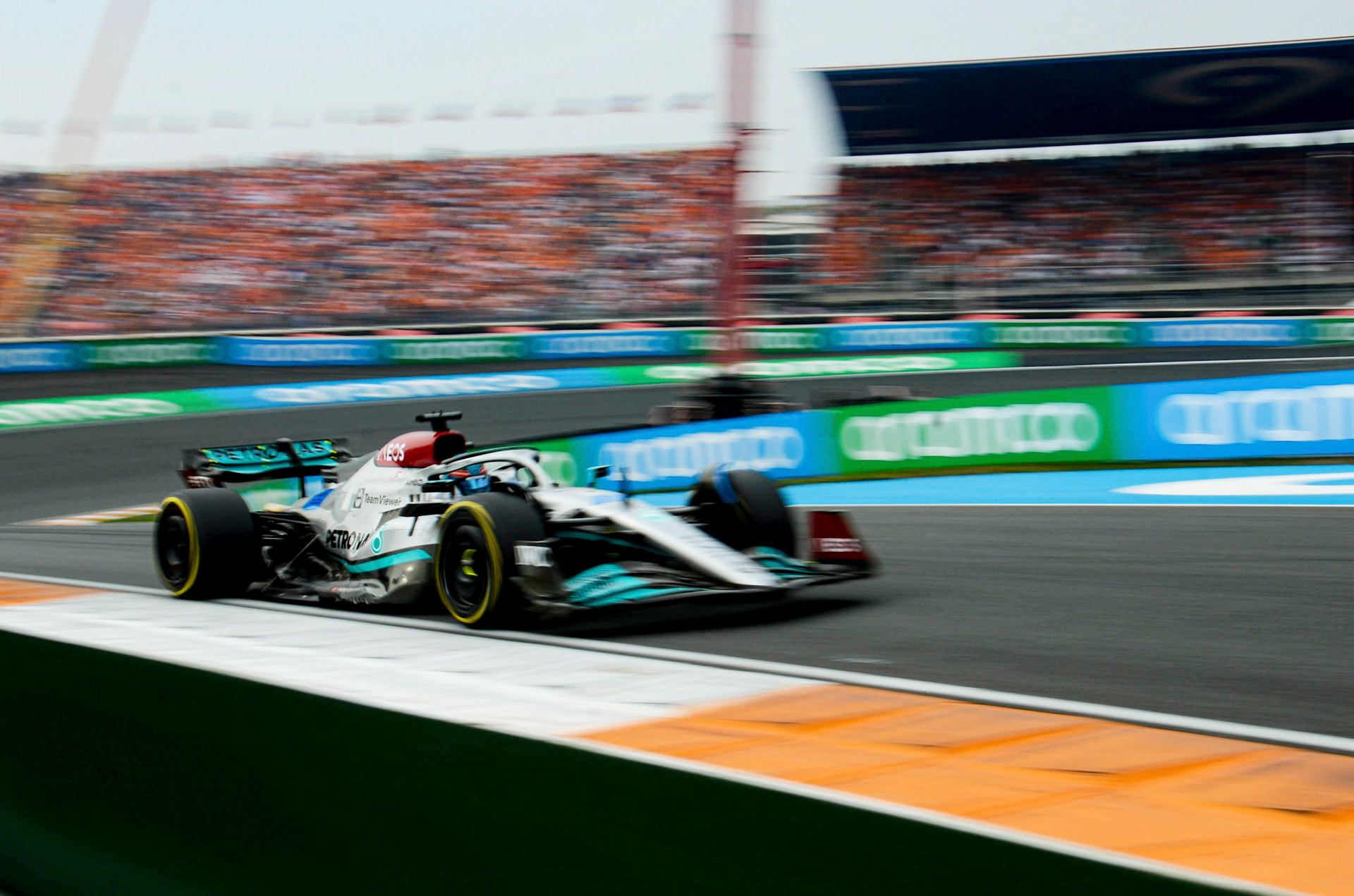 George Russell (GBR) Merceds AMG Petronas Formel 1 GP Holland Zandvoort, Sonntag, 04.09.2022