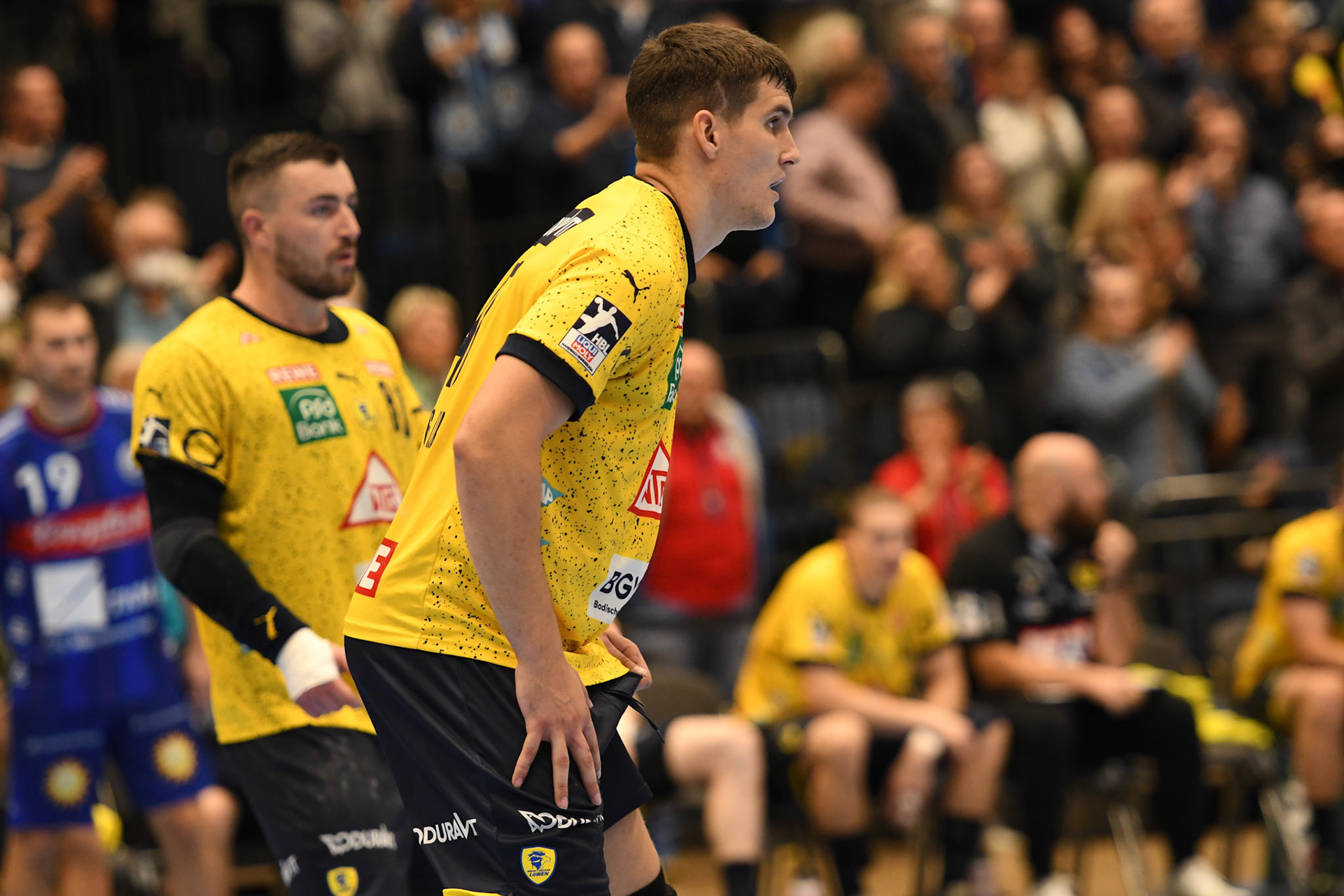 Halil Jaganjac #45; Handball Bundesliga; BHC 06 - Rhein Neckar Loewen 29.09.2022