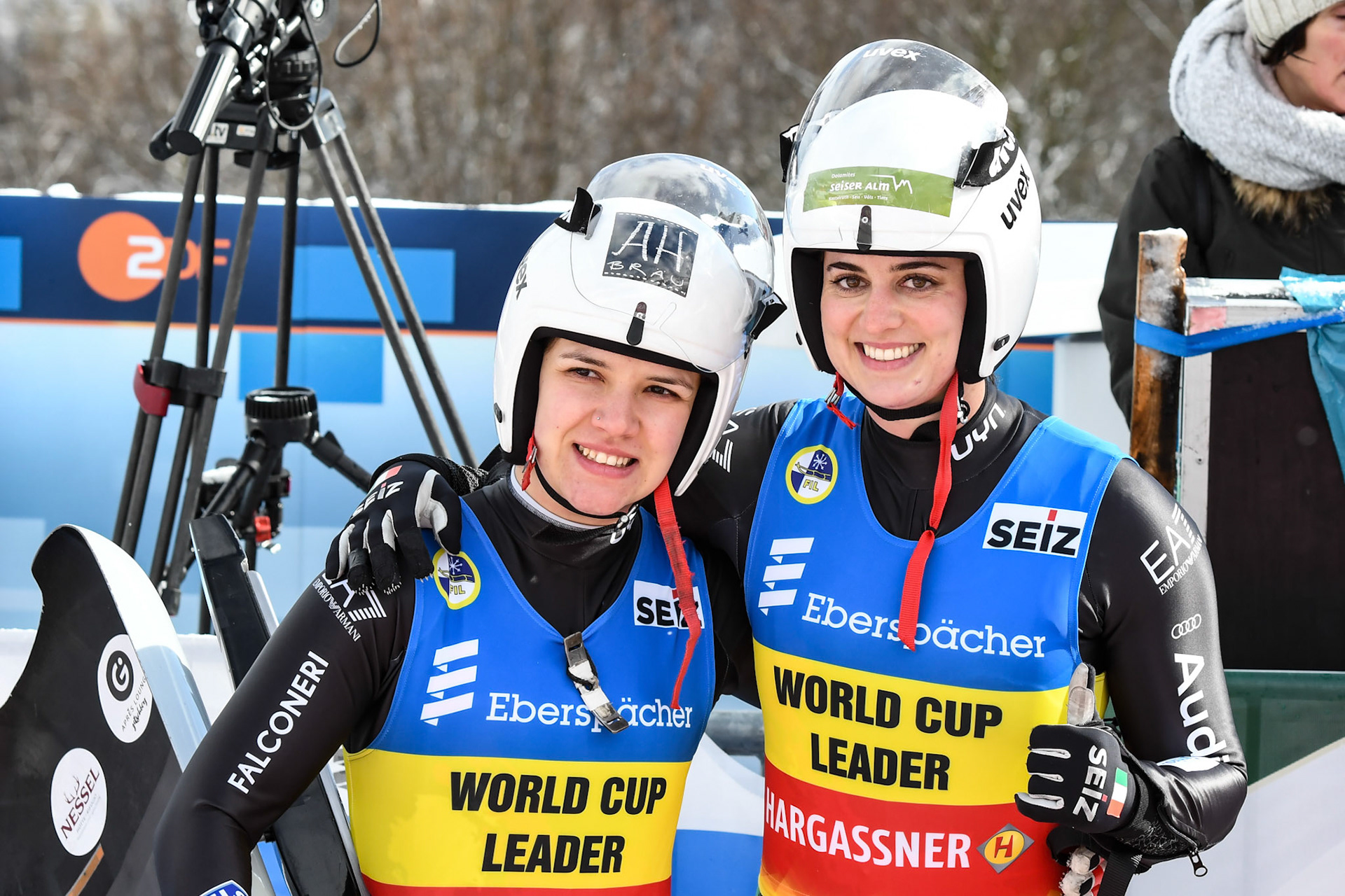 Andrea Voetter, Marion Oberhofer, ITA; Eberspächer Luge World Cup; Veltins Eisarena Winterberg 25.02.2023