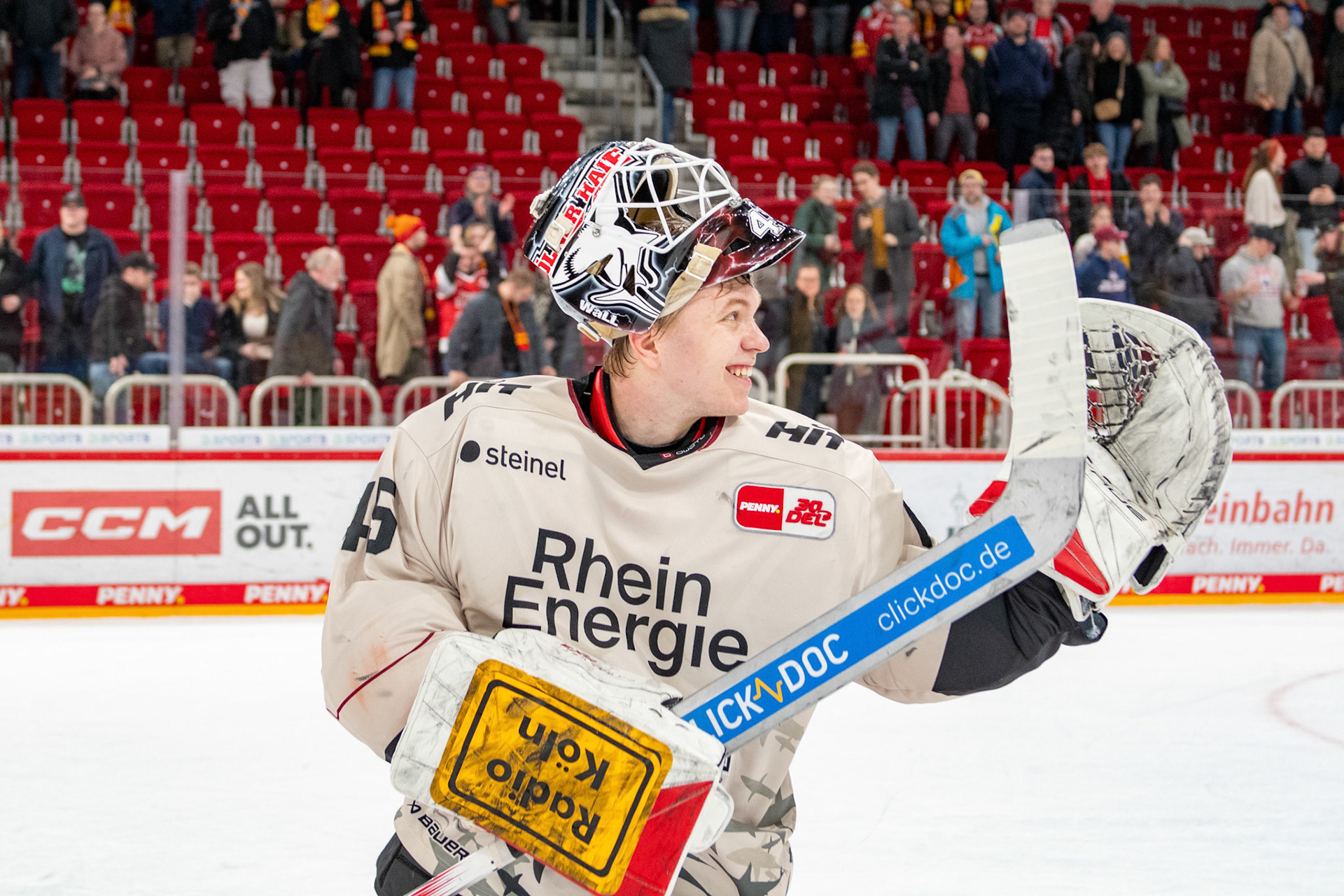 Tobias Ancicka; DEL Düsseldorfer EG - Kölner Haie, 25.02.2024
