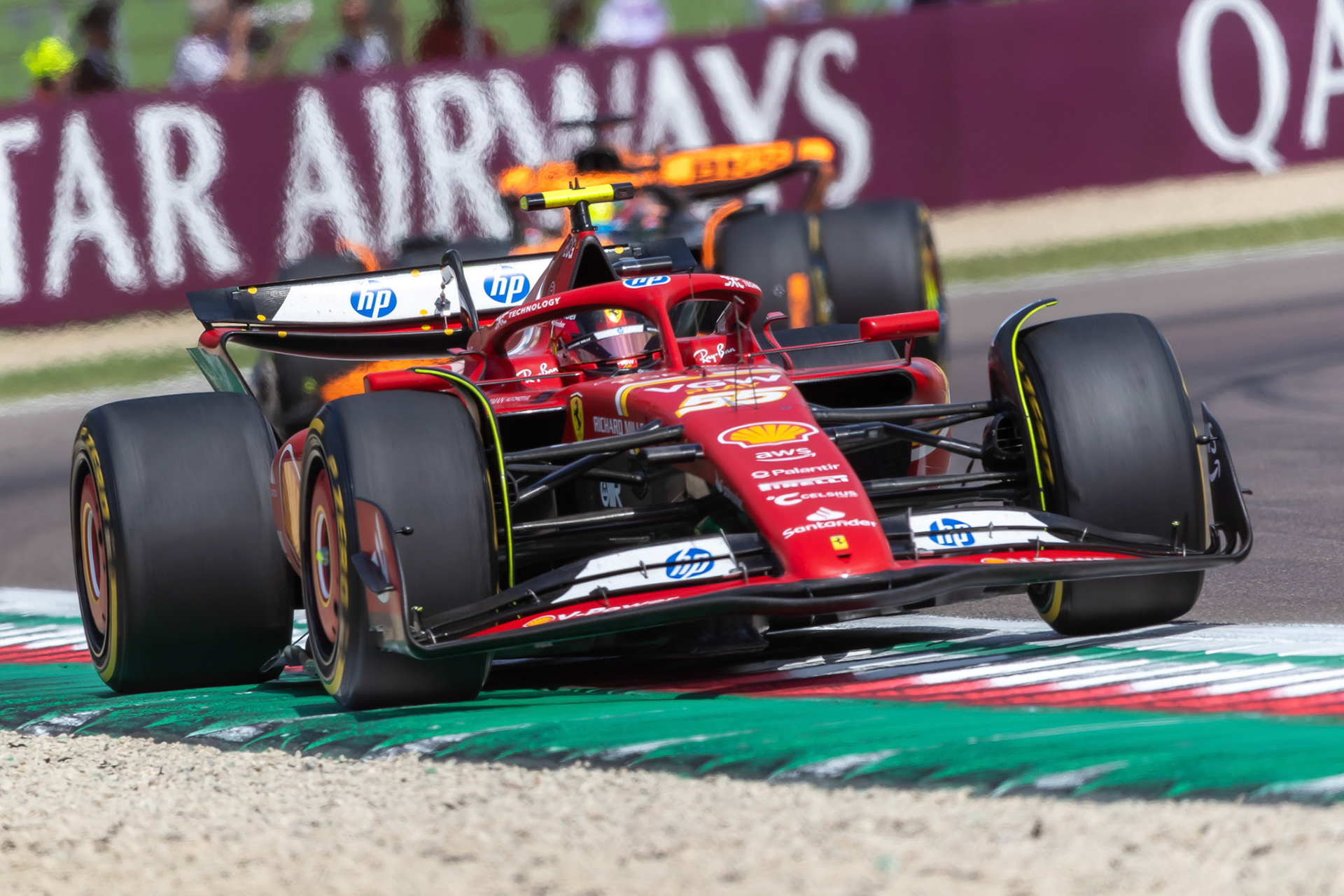 Carlos Sainz #55, Scuderia Ferrari; F1 GP Imola / Italien Sonntag, 19.05.2024