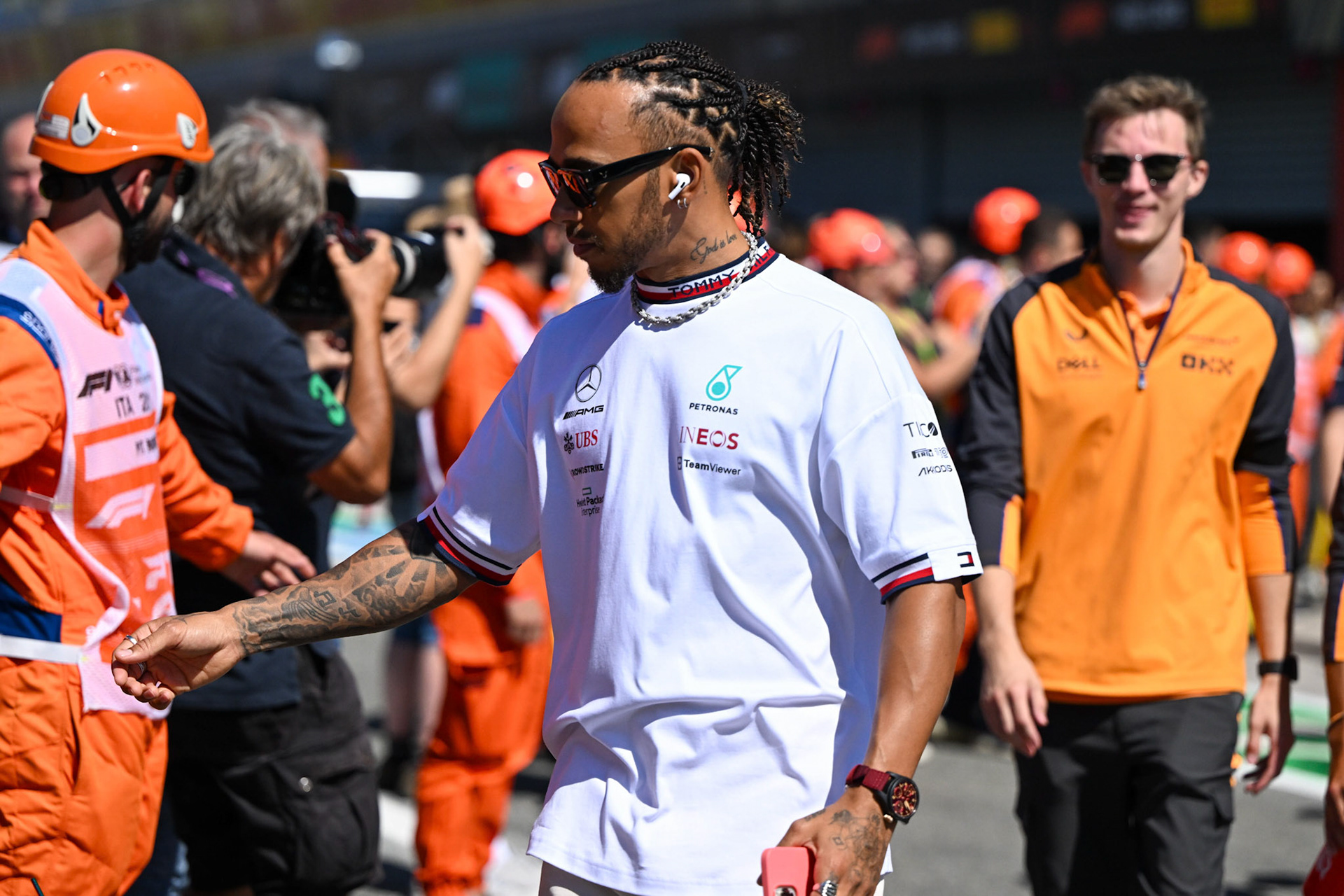 Lewis Hamilton (GBR) Merceds AMG Petronas; Formel 1 GP Italien Monza, Sonntag, 11.09.2022
