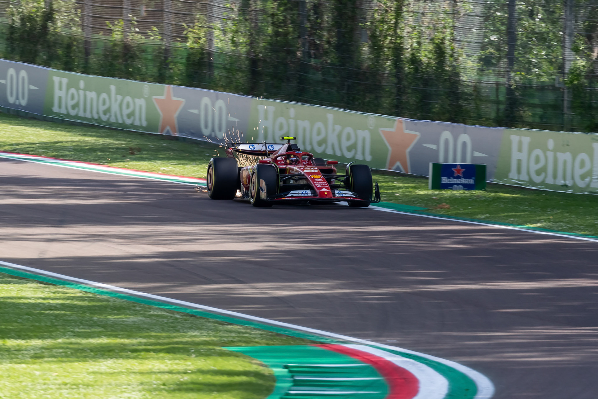 Carlos Sainz #55, Scuderia Ferrari; F1 GP Imola / Italien Freitag, 17.05.2024