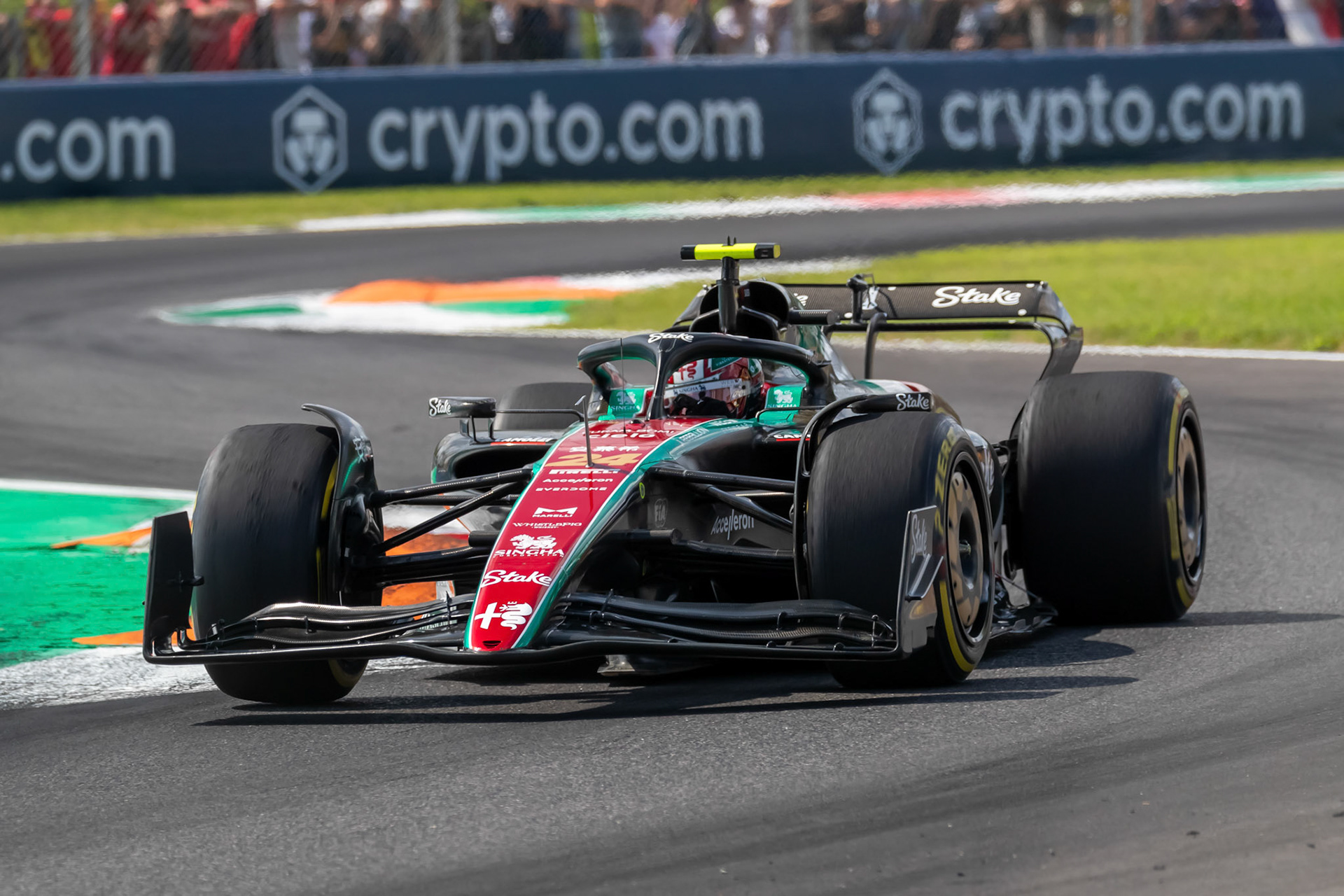 Guanyu Zhou (CHN) Alfa Romeo F1 Team;Formel 1 GP Italien / Monza. Samstag, 02.09.2023