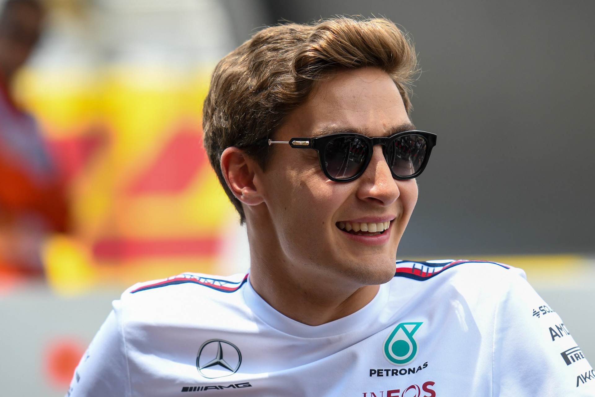 George Russell (GBR) Mercedes AMG F1 Team; Formel 1 GP Barcelona. Sonntag 04.06.2023