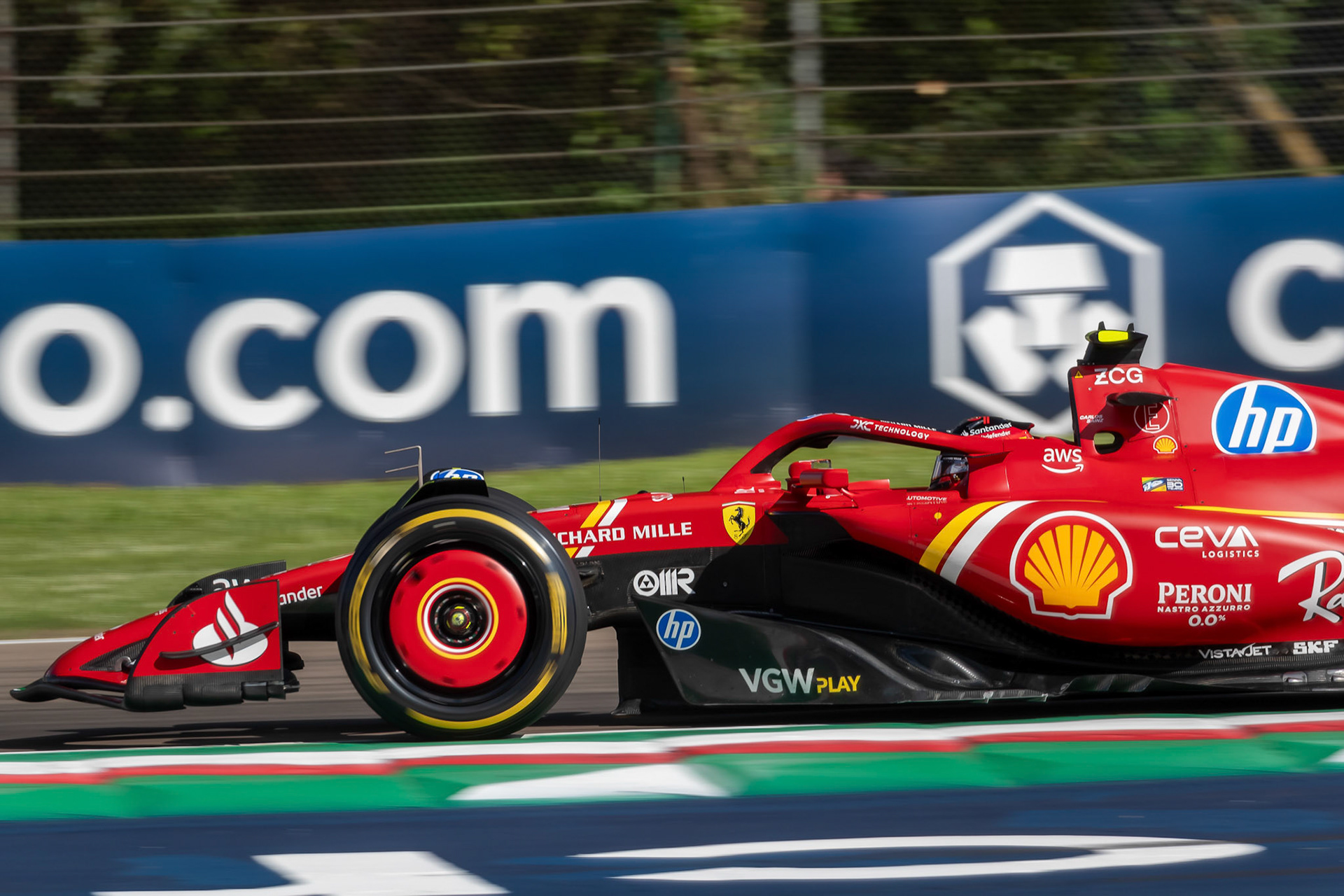 Carlos Sainz #55, Scuderia Ferrari; F1 GP Imola / Italien Freitag, 17.05.2024