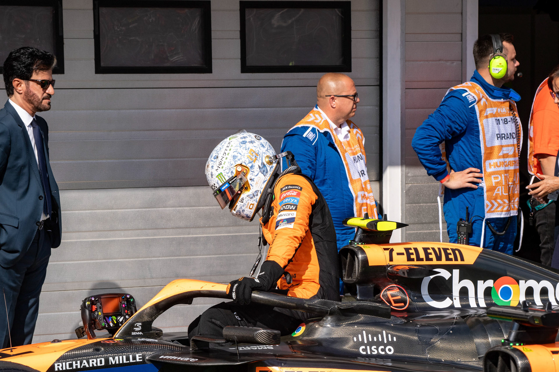 Lando Norris #4, McLaren Formula 1 Team;Formel 1 Budapest / Ungarn