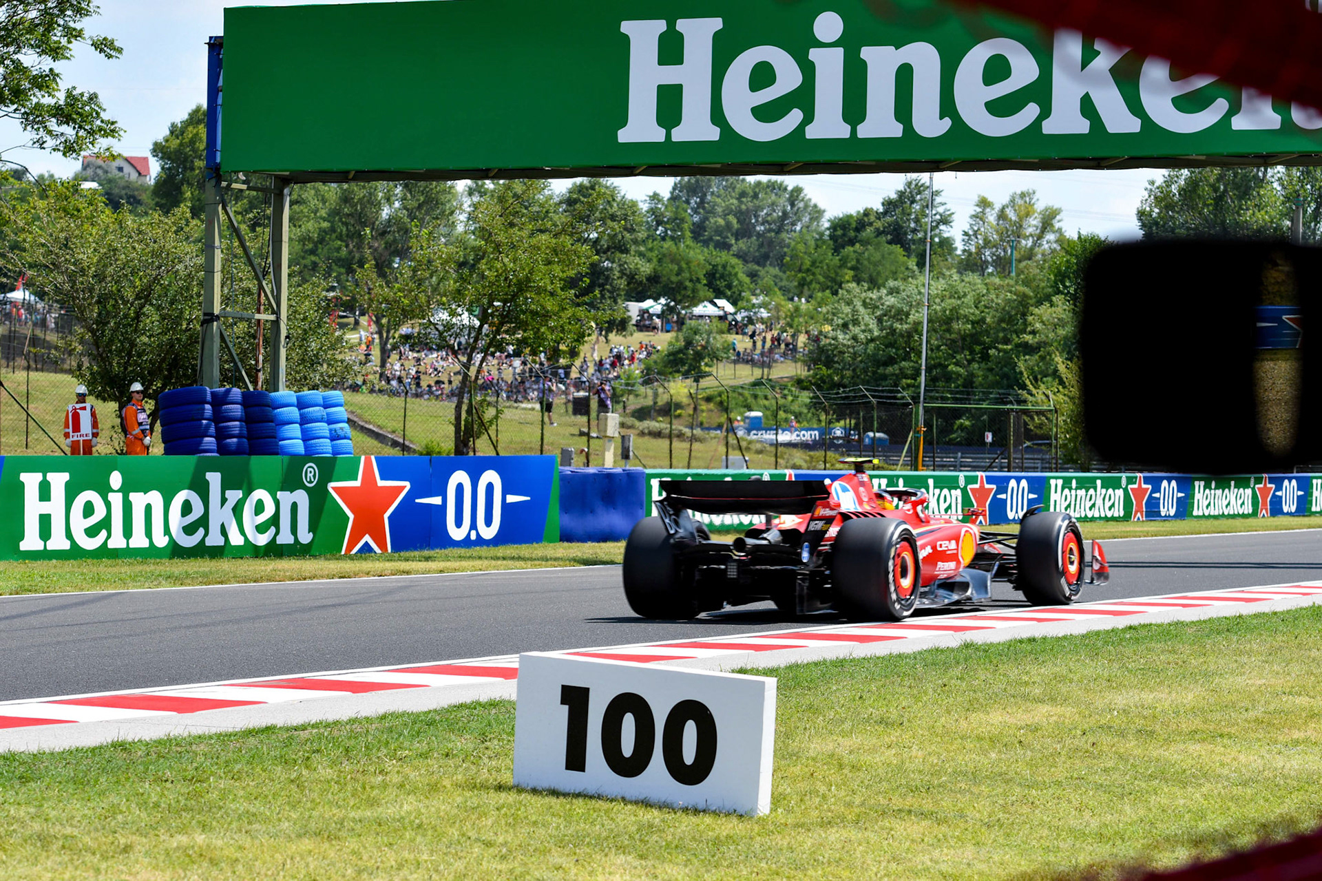 Carlos Sainz #55, Scuderia Ferrari;Formel 1 Budapest / Ungarn, 20.07.2024