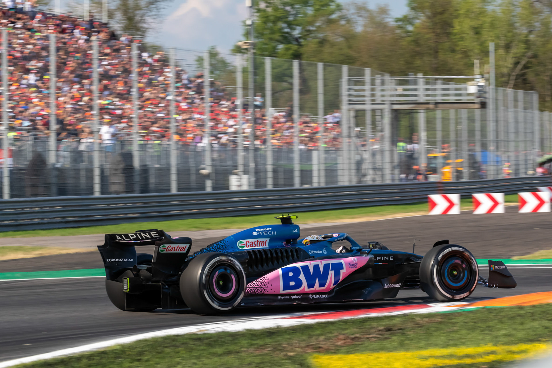 Pierre Gasly (FRA) Alpine F1 Team; Formel 1 GP Italien / Monza. Samstag, 02.09.2023