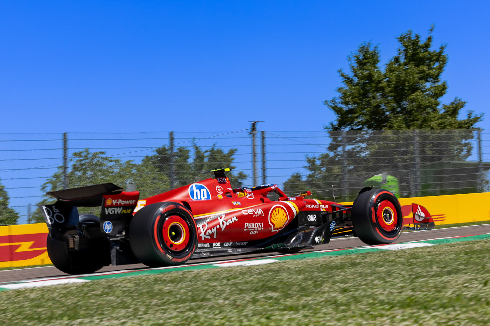 Carlos Sainz #55, Scuderia Ferrari; F1 GP Imola / Italien Samstag, 18.05.2024