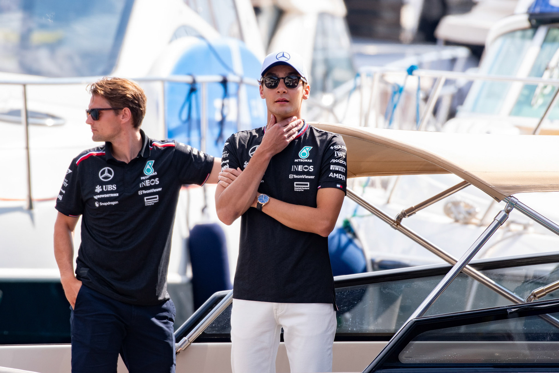 George Russell #63, Mercedes-AMG Petronas F1 Team; Formel1 GP Monaco Samstag, 25.05.2024