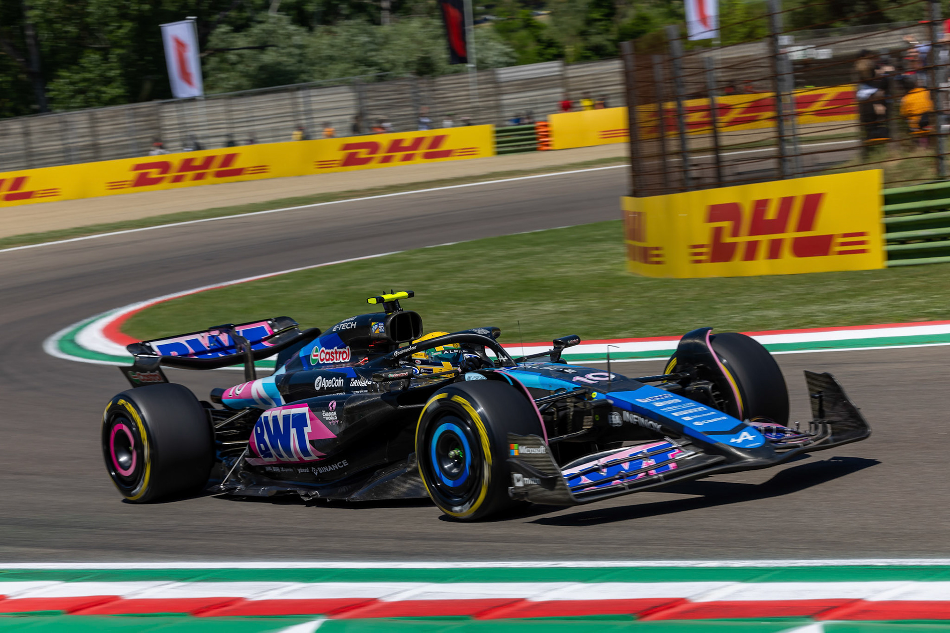 Pierre Gasly #10, BWT Alpine F1 Team; F1 GP Imola / Italien Samstag, 18.05.2024