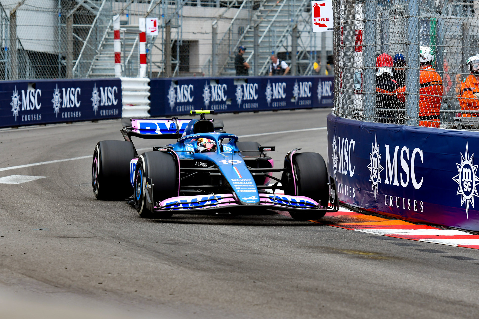 Pierre Gasly (FRA) Alpine F1 Team; Formel 1 GP Monaco. Sonntag 28.05.2023