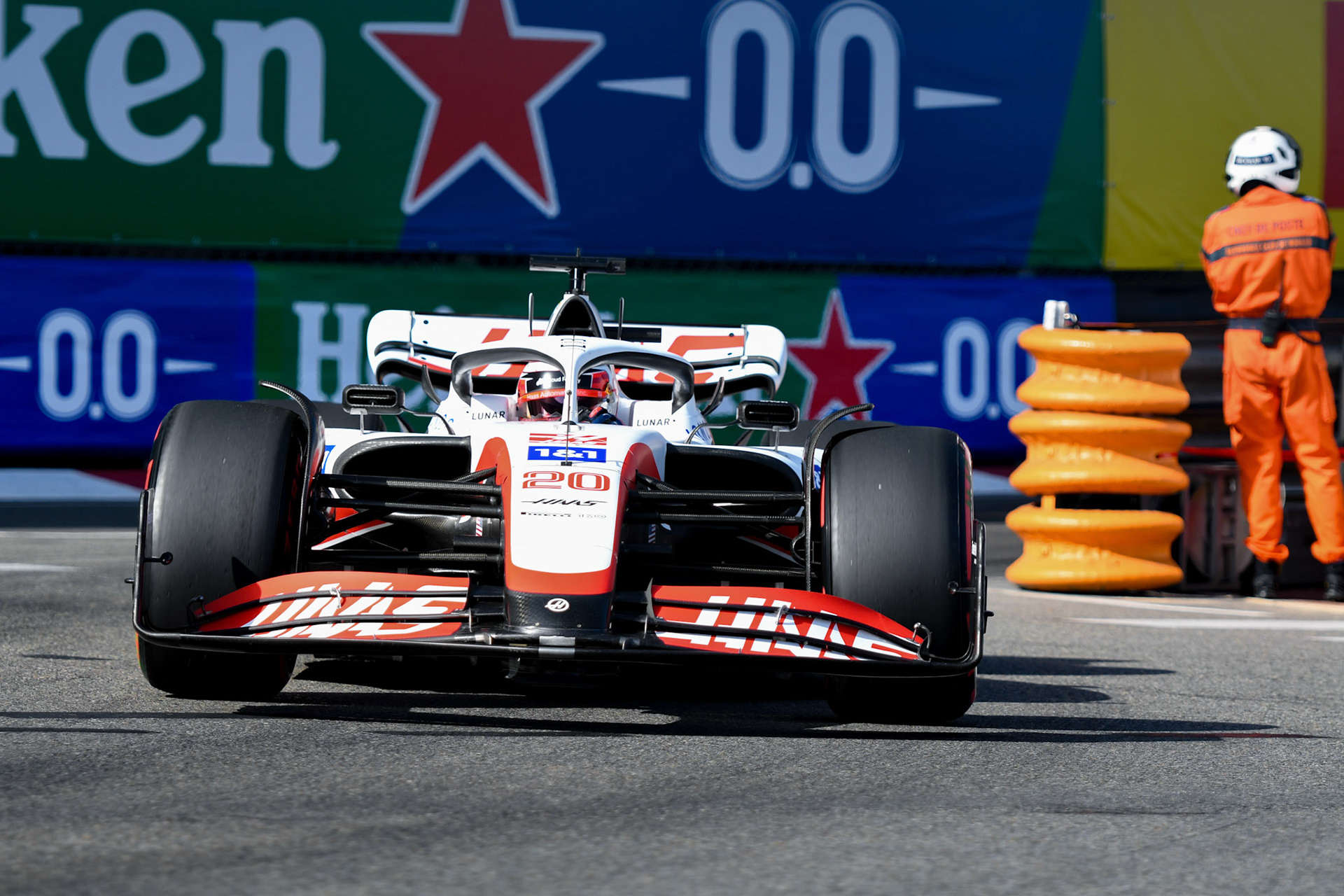 Kevin Magnussen (DNK) Haas F1 Team; Formel 1 Monaco am 27.05.2022