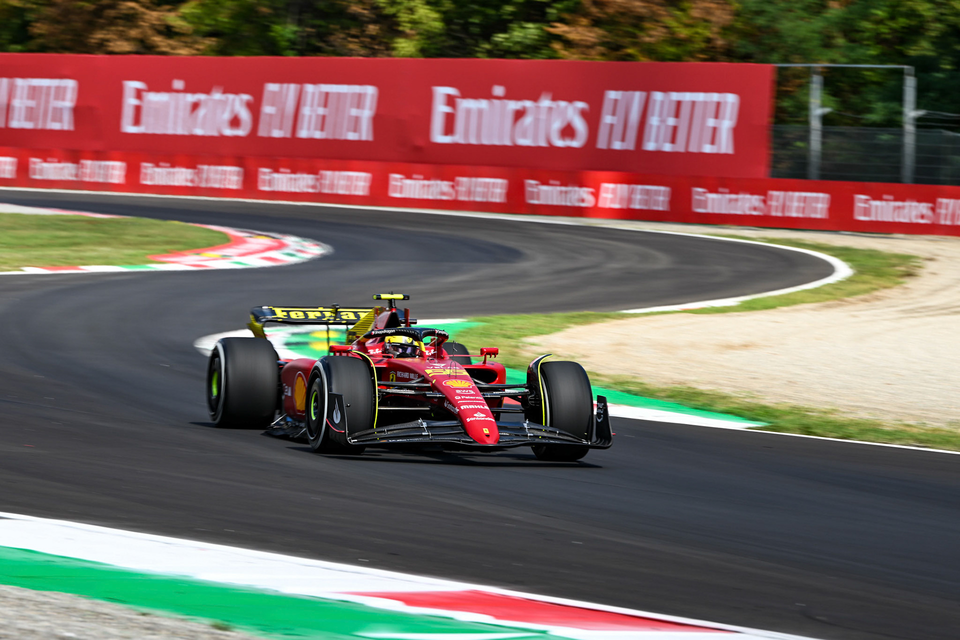 Carlos Sainz (ESP) Scuderia Ferrari; Formel 1 GP Italien Monza, Freitag, 09.09.2022