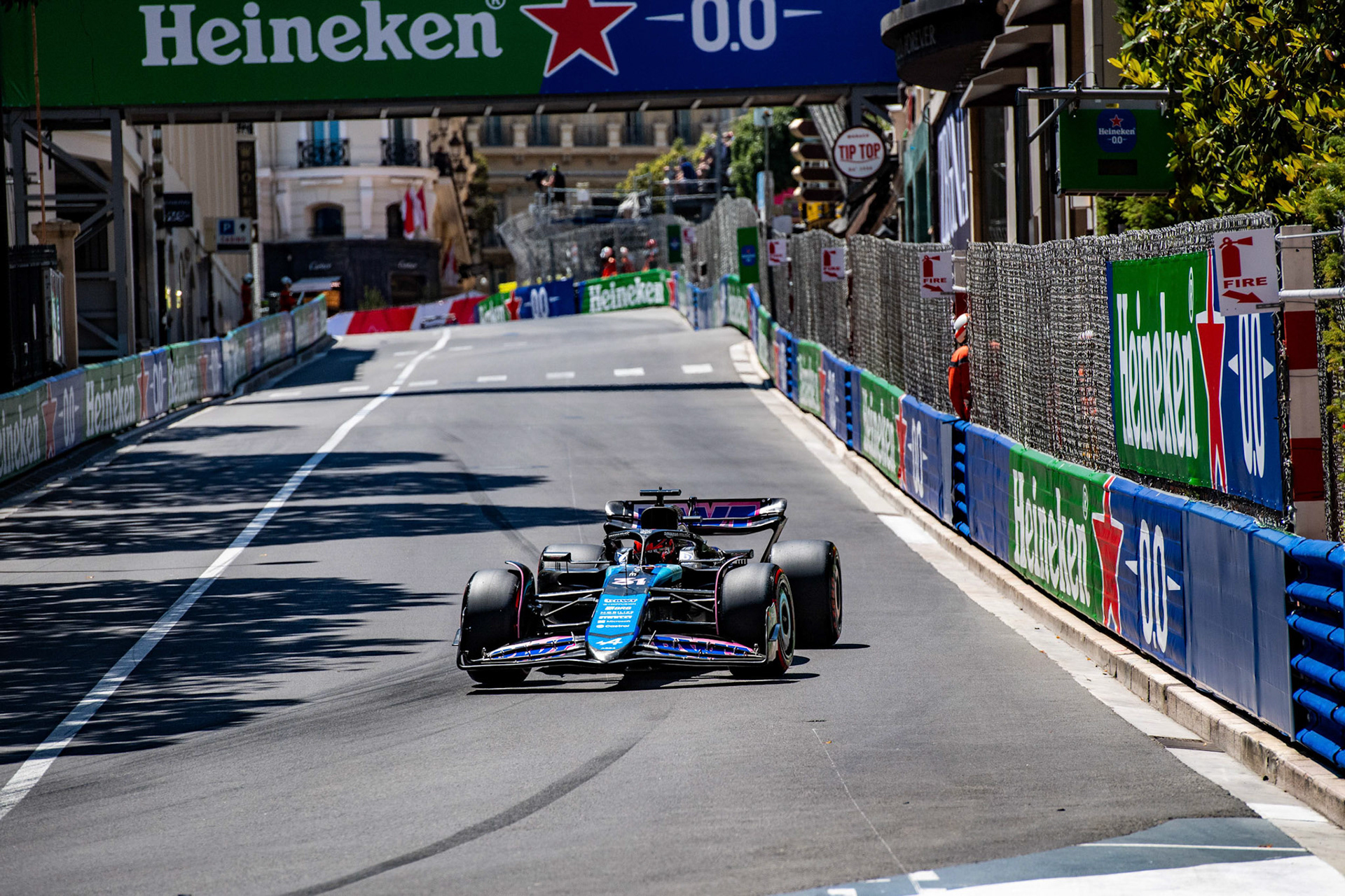 Esteban Ocon #31, BWT Alpine F1 Team; Formel1 GP Monaco Samstag, 25.05.2024