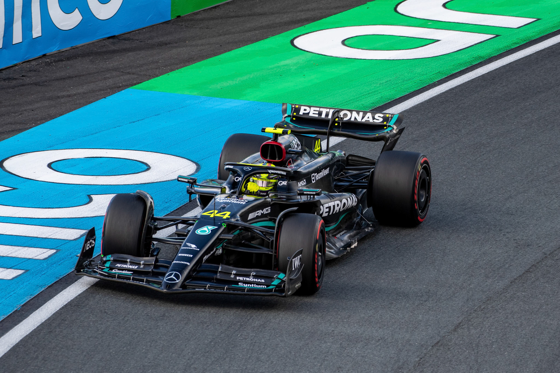 Lewis Hamilton (GBR) Mercedes AMG F1 Team; Formel 1 GP Holland / Zandvoort. Sonntag, 27.08.2023
