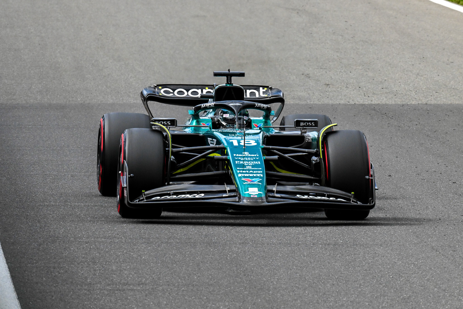 Lance Stroll (CAN) Aston Martin Formula One Team; Formel 1 GP Spa Francorchamps/ Belgien. Sonntag, 30.07.2023